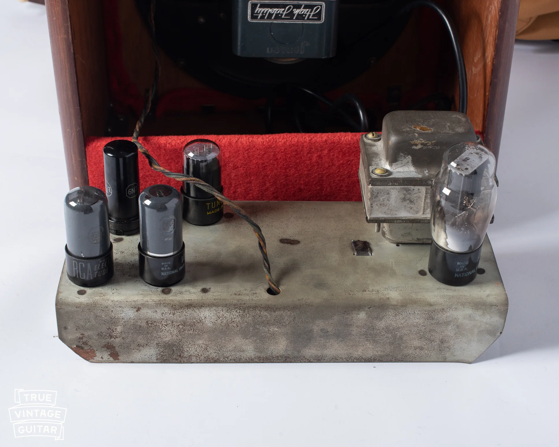 Fender Model 26 Woody Amp & Organ Button Guitar 1946 - Image 13