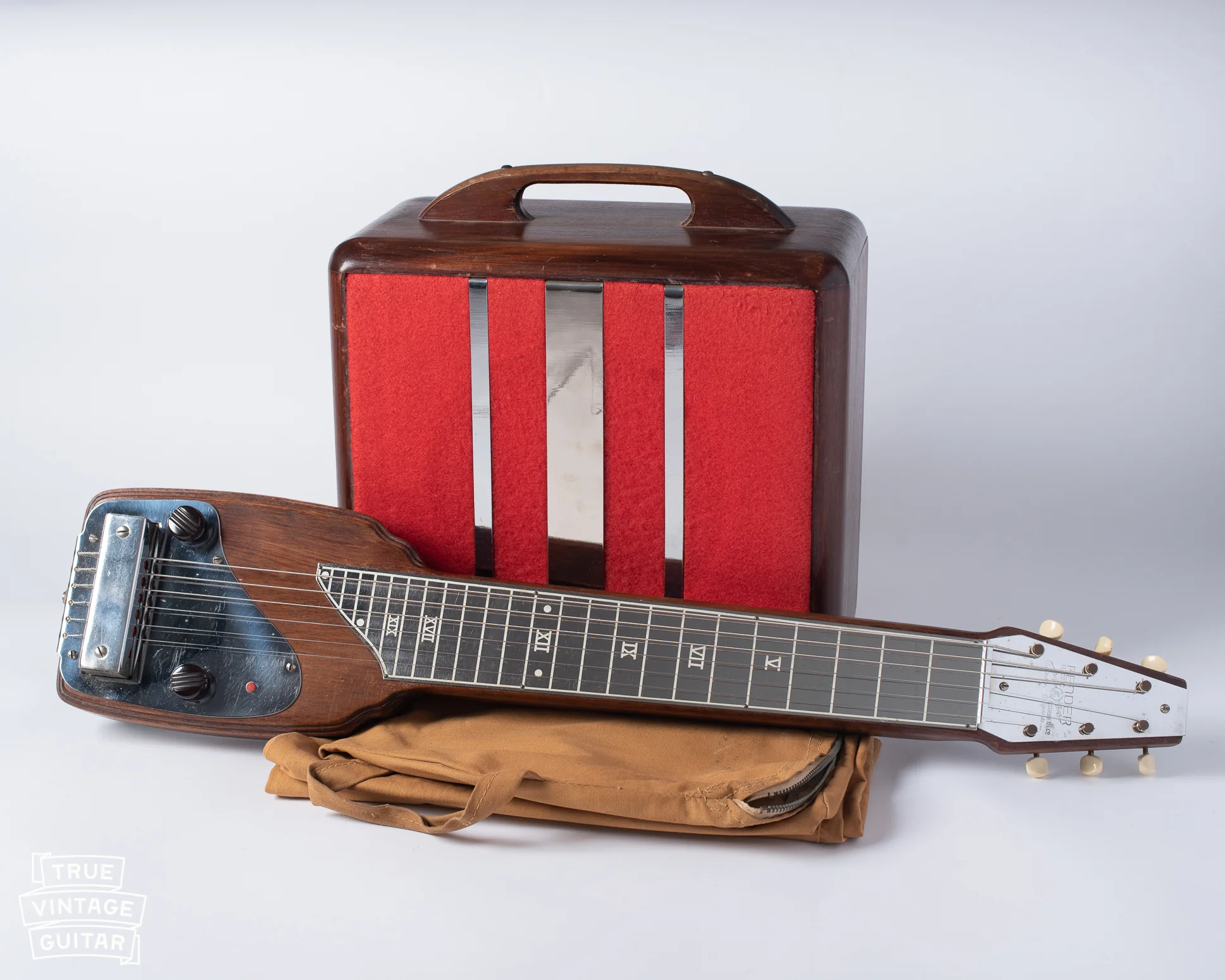 Fender Model 26 Woody Amp & Organ Button Guitar 1946 - Image 2