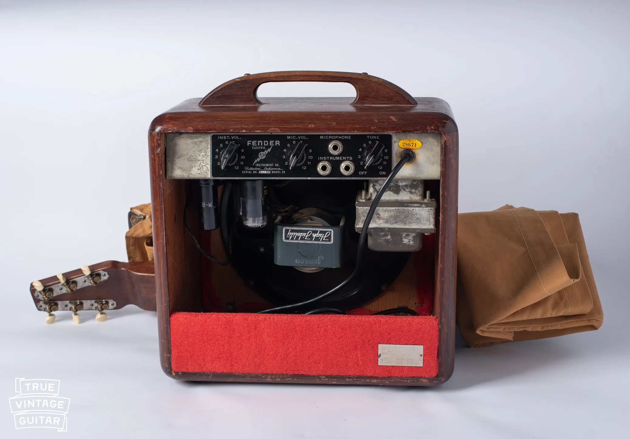 Fender Model 26 Woody Amp & Organ Button Guitar 1946 - Image 6