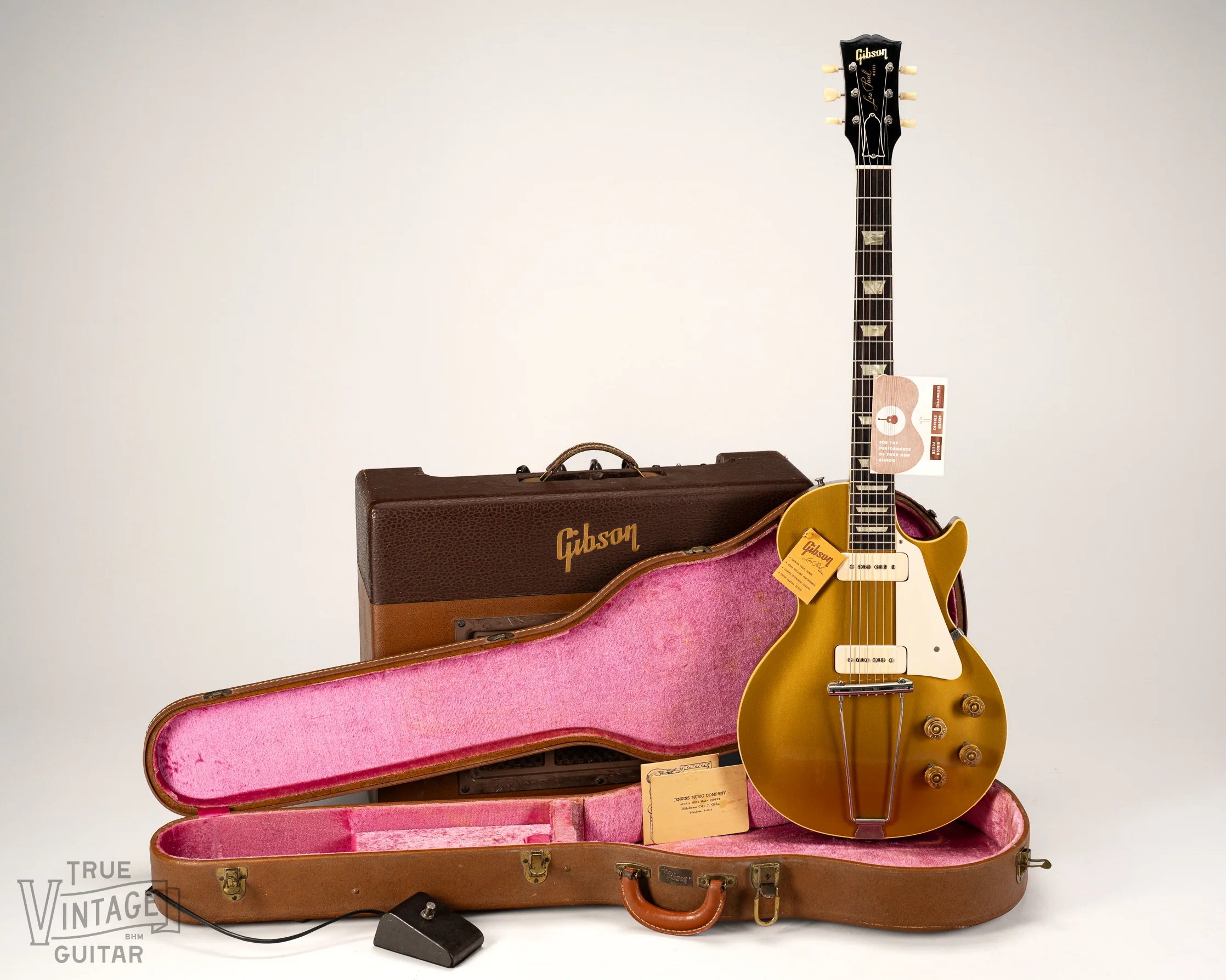 1952 Gibson Les Paul Model and GA-40 Amplifier