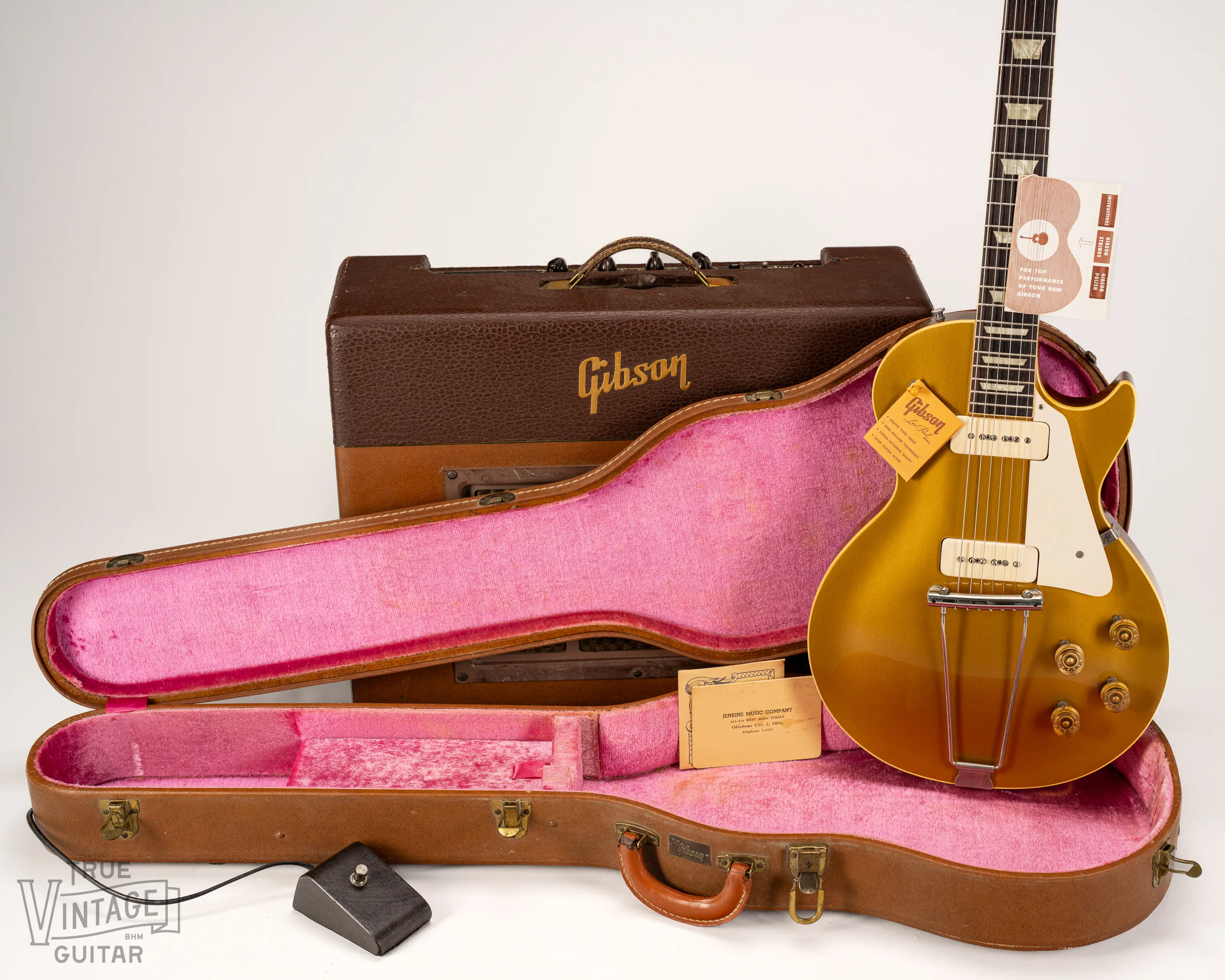 1952 Gibson Les Paul Model and GA-40 Amplifier - Image 3