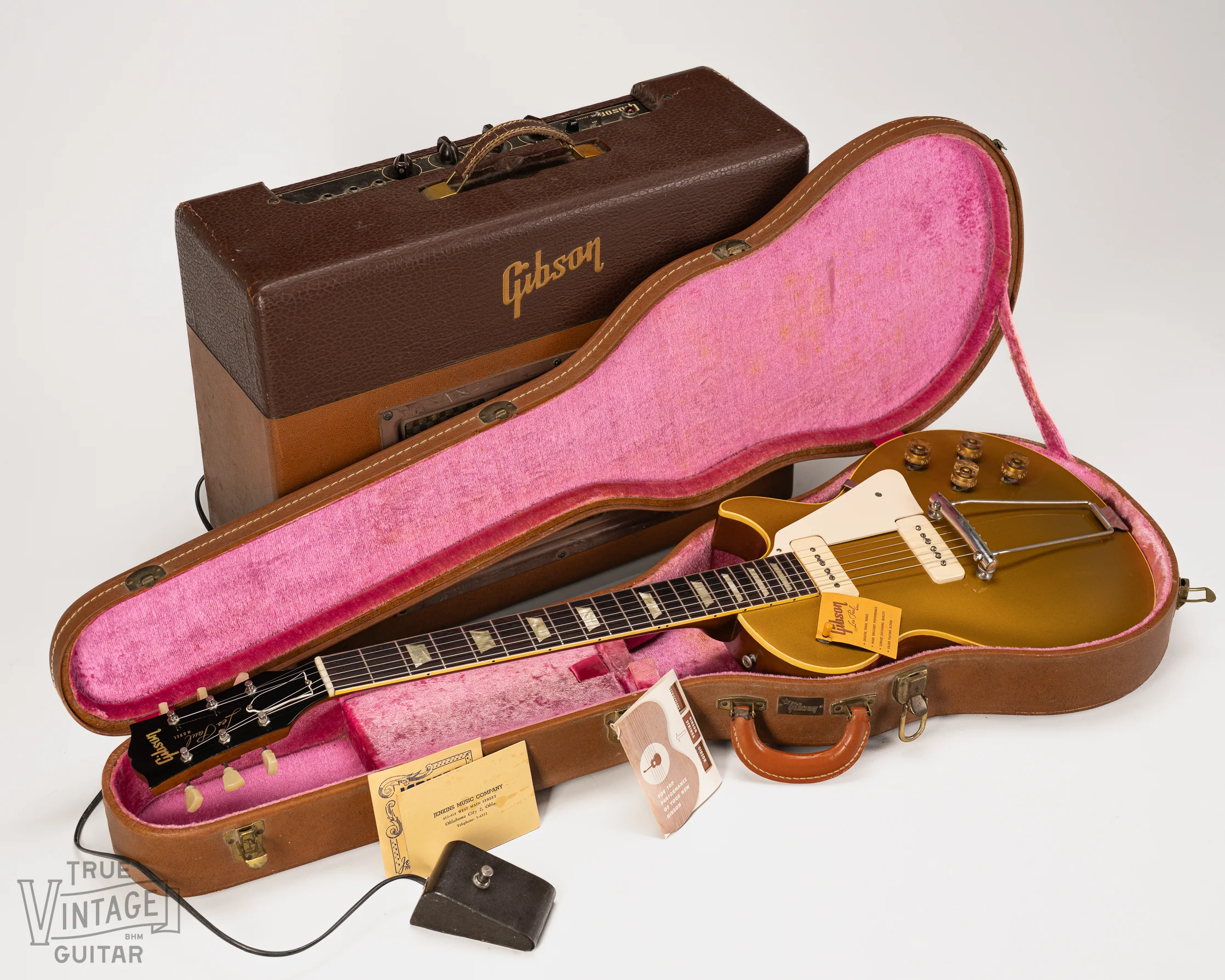 1952 Gibson Les Paul Model and GA-40 Amplifier - Image 5