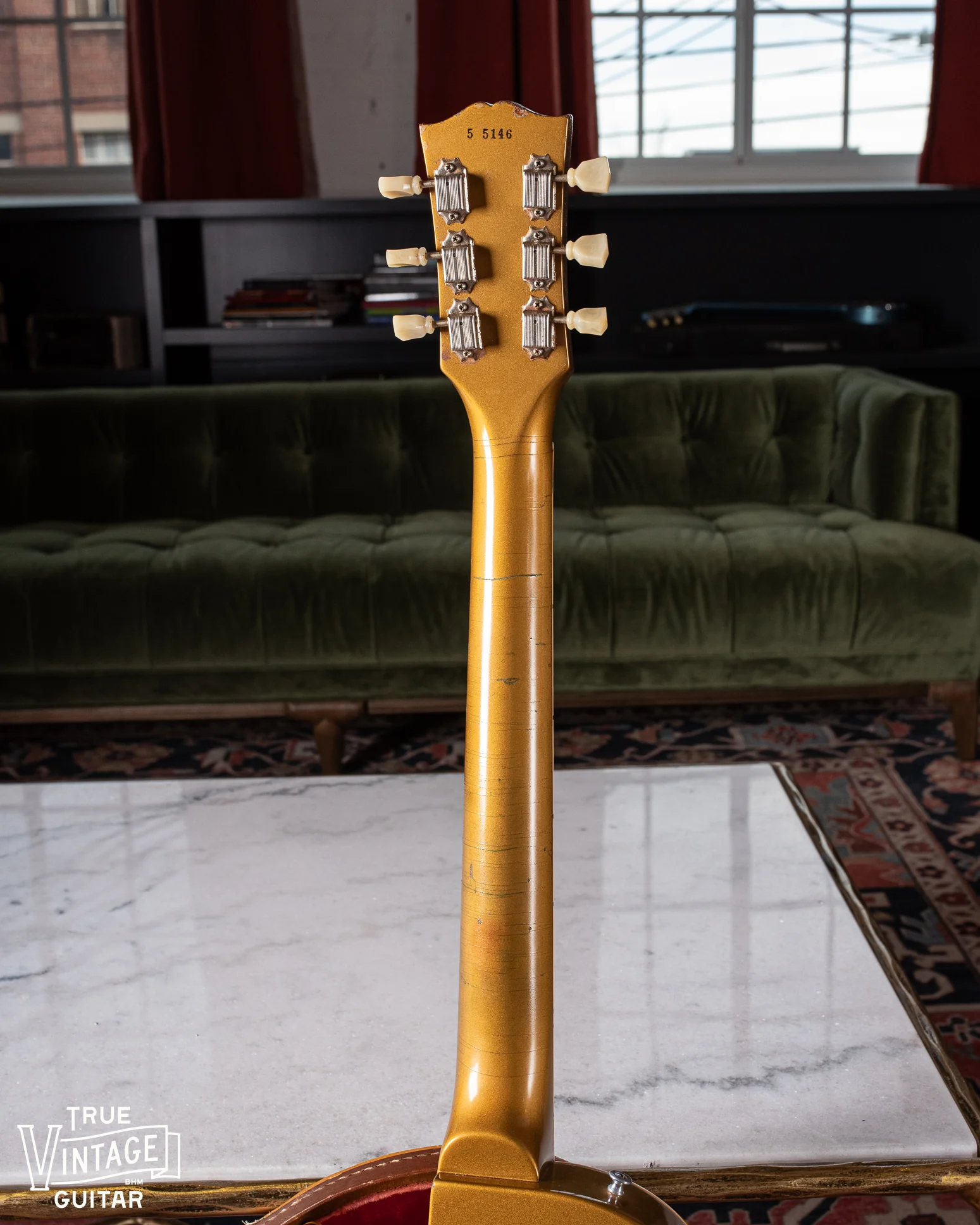 1955 Gibson Les Paul Model All Gold - Image 9