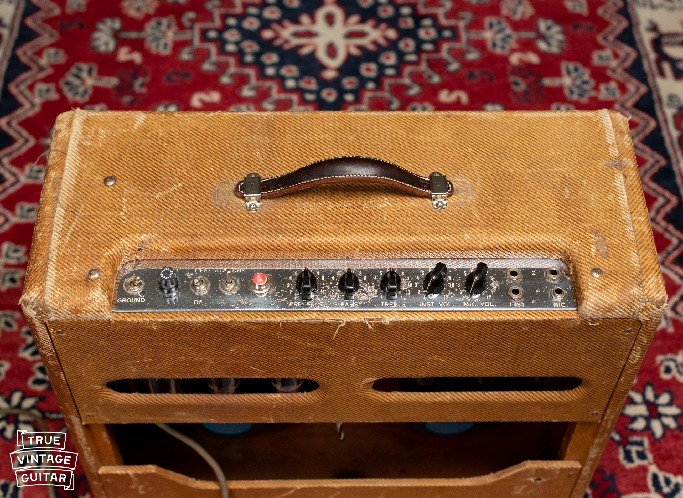 1957 Fender Bandmaster Amp - Image 11