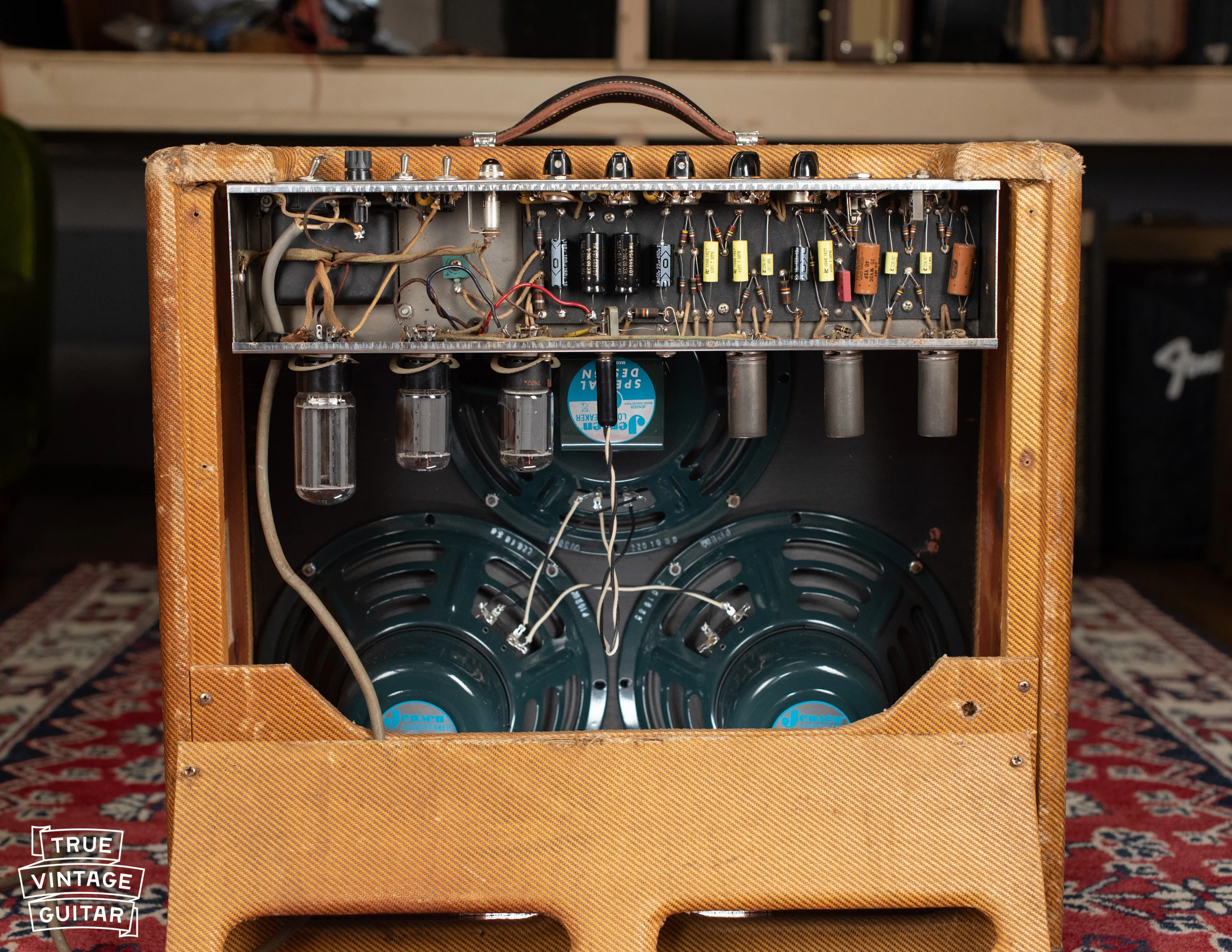 1957 Fender Bandmaster Amp - Image 12