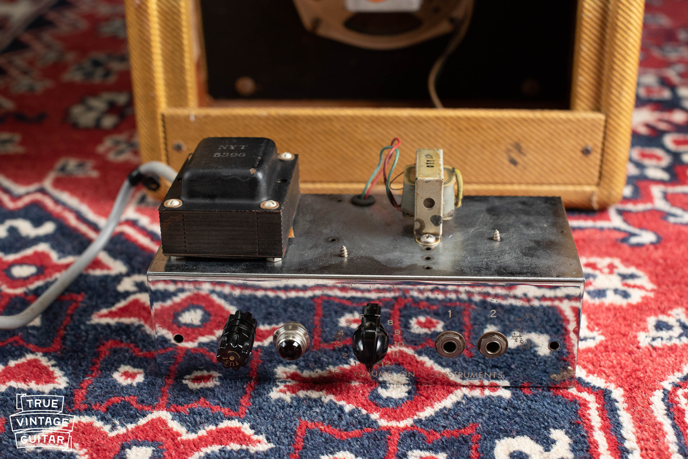1957 Fender Champ-Amp Tweed 5F1, 6" - Image 9