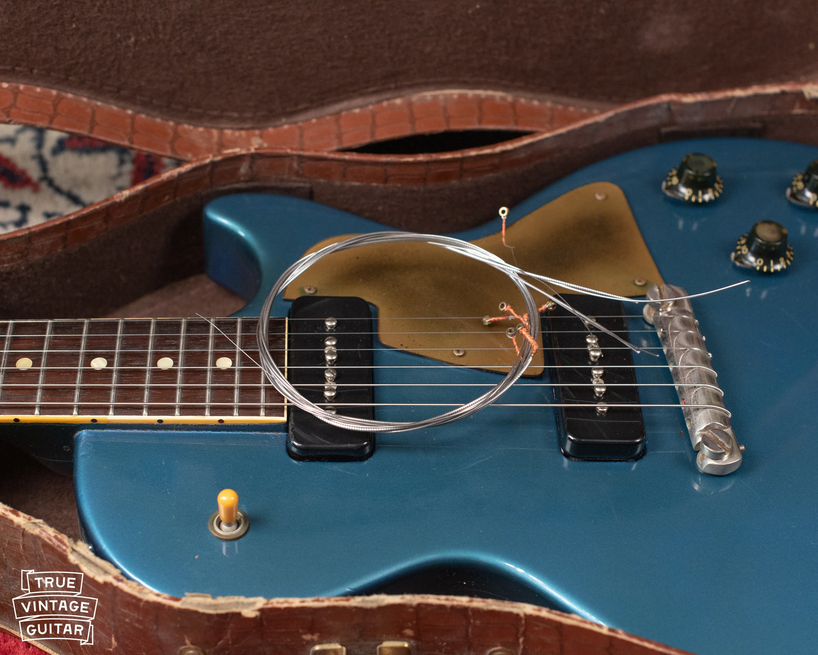 1957 Gibson Les Paul Special 1960s Blue Metallic - Image 15