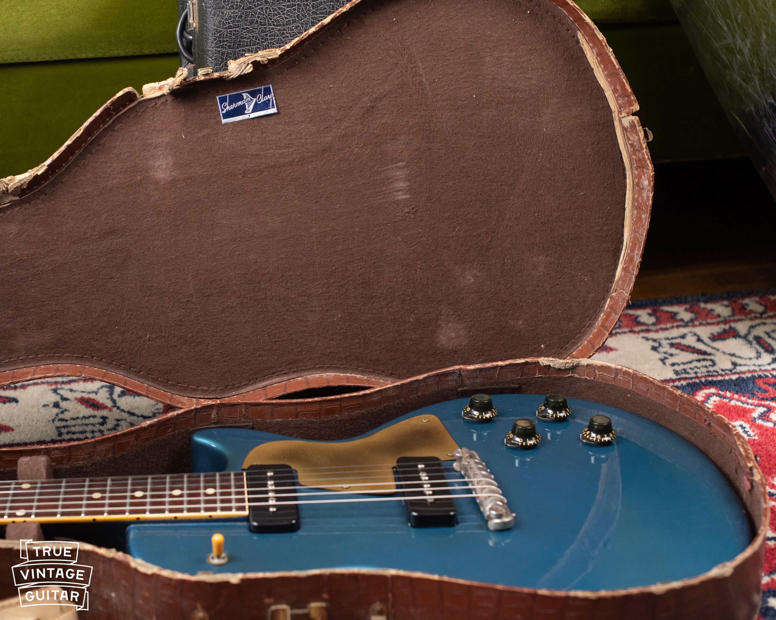 1957 Gibson Les Paul Special 1960s Blue Metallic - Image 19