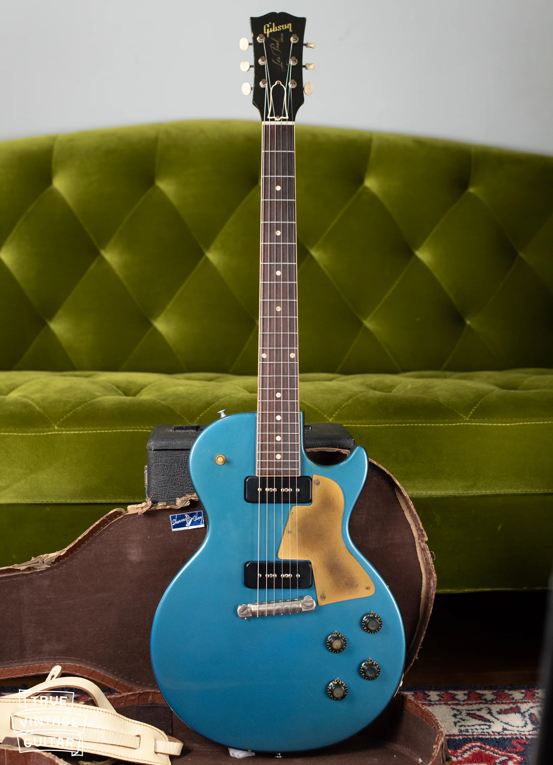 1957 Gibson Les Paul Special 1960s Blue Metallic - Image 2