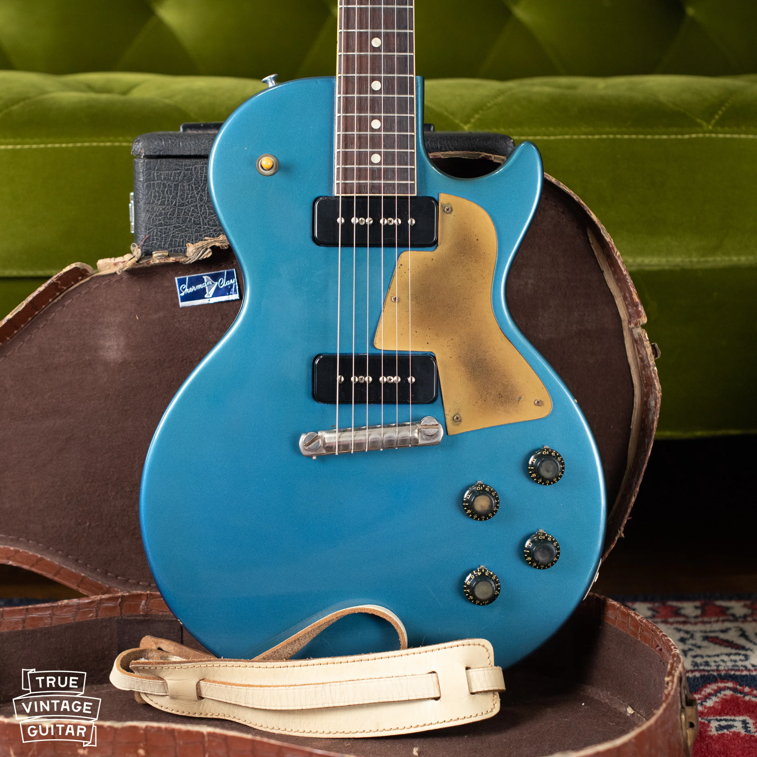 1957 Gibson Les Paul Special 1960s Blue Metallic - Image 3
