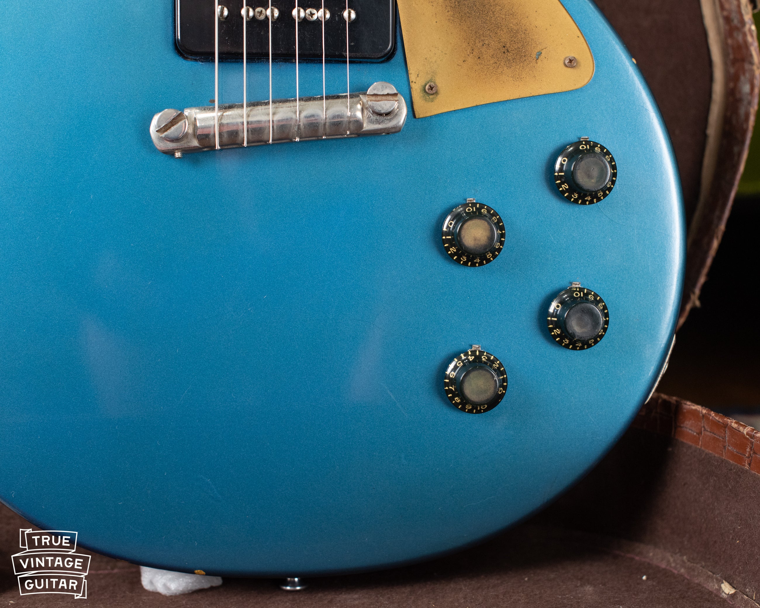 1957 Gibson Les Paul Special 1960s Blue Metallic - Image 4