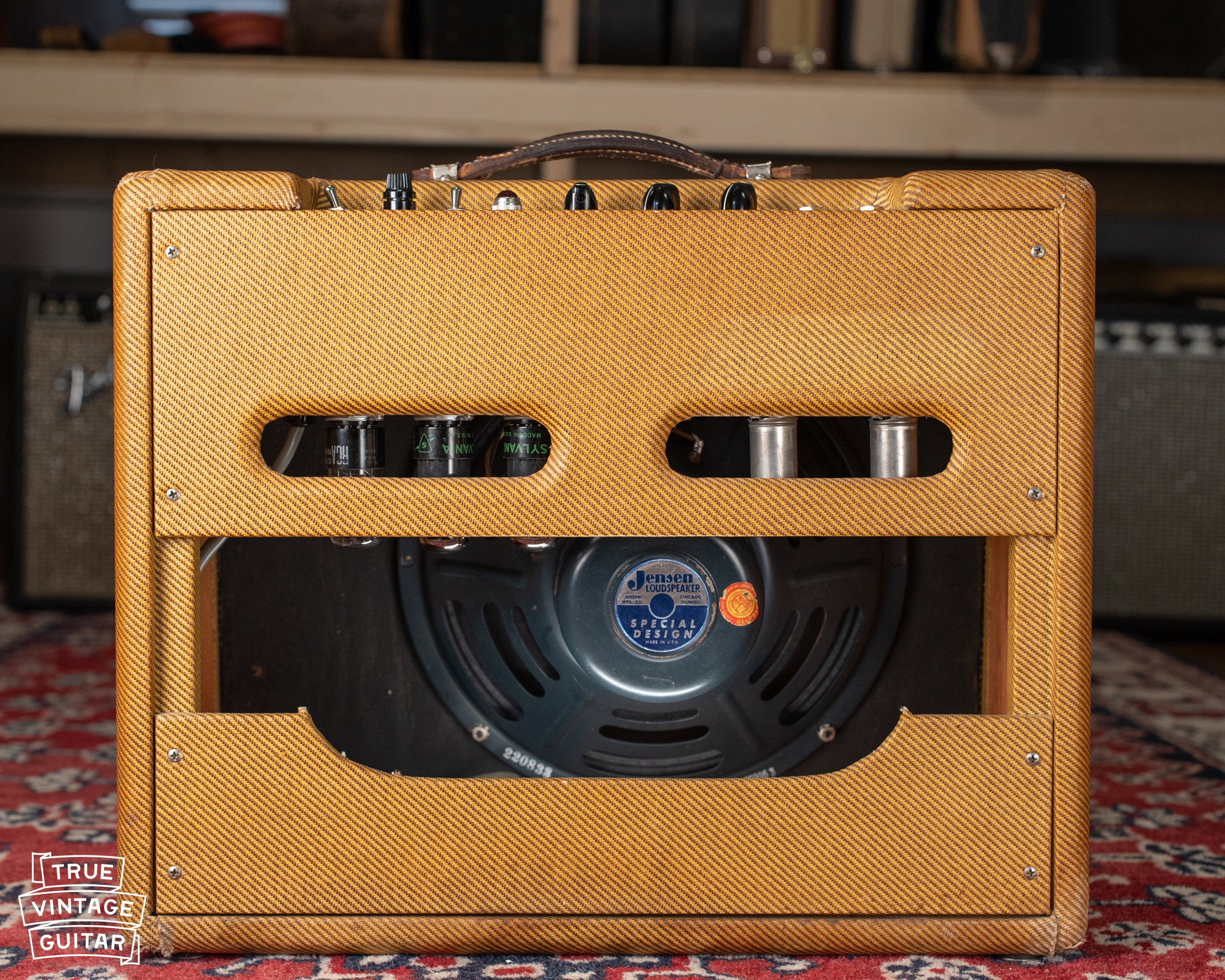 1958 Fender Deluxe Amp Tweed - Image 12