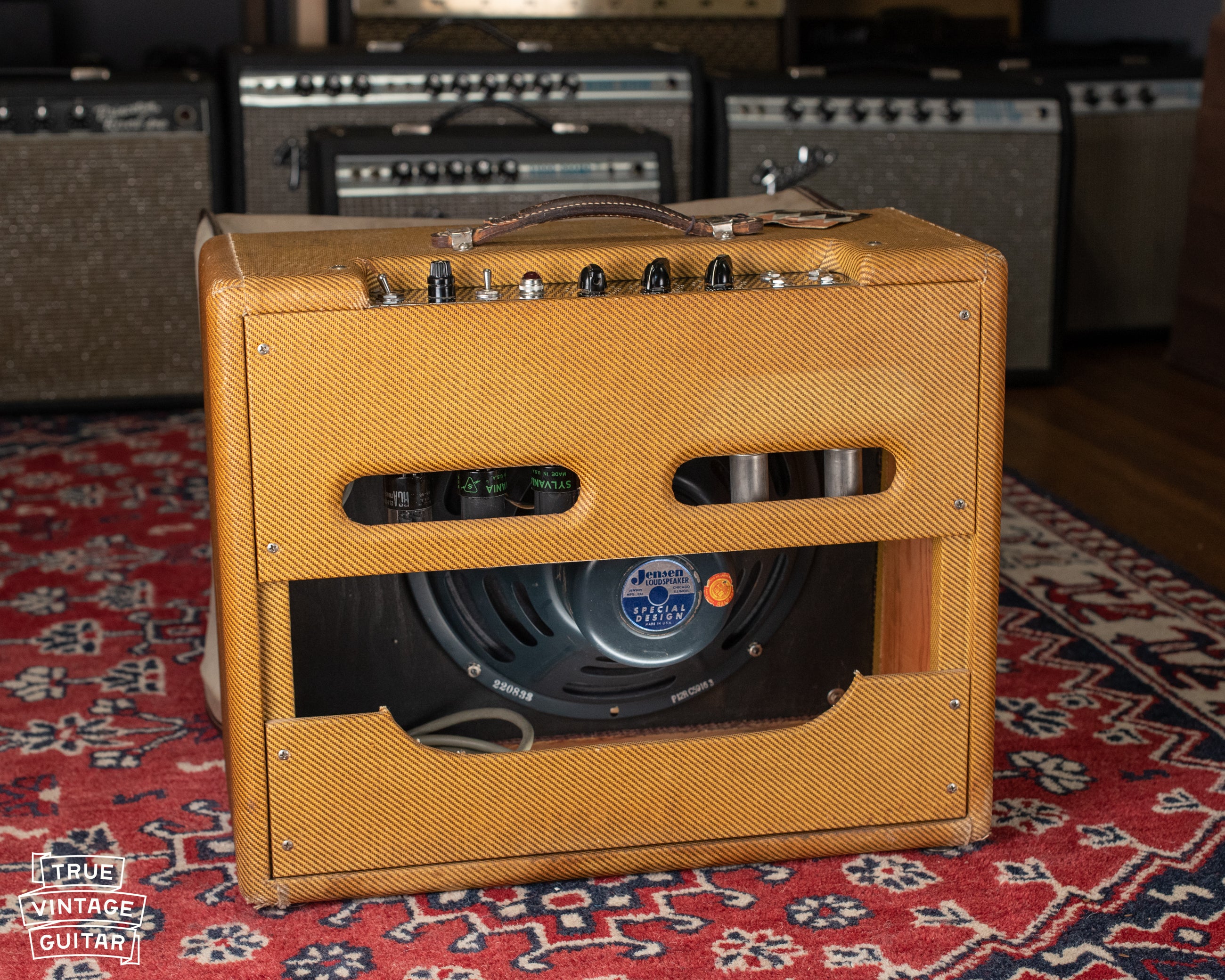 1958 Fender Deluxe Amp Tweed - Image 13