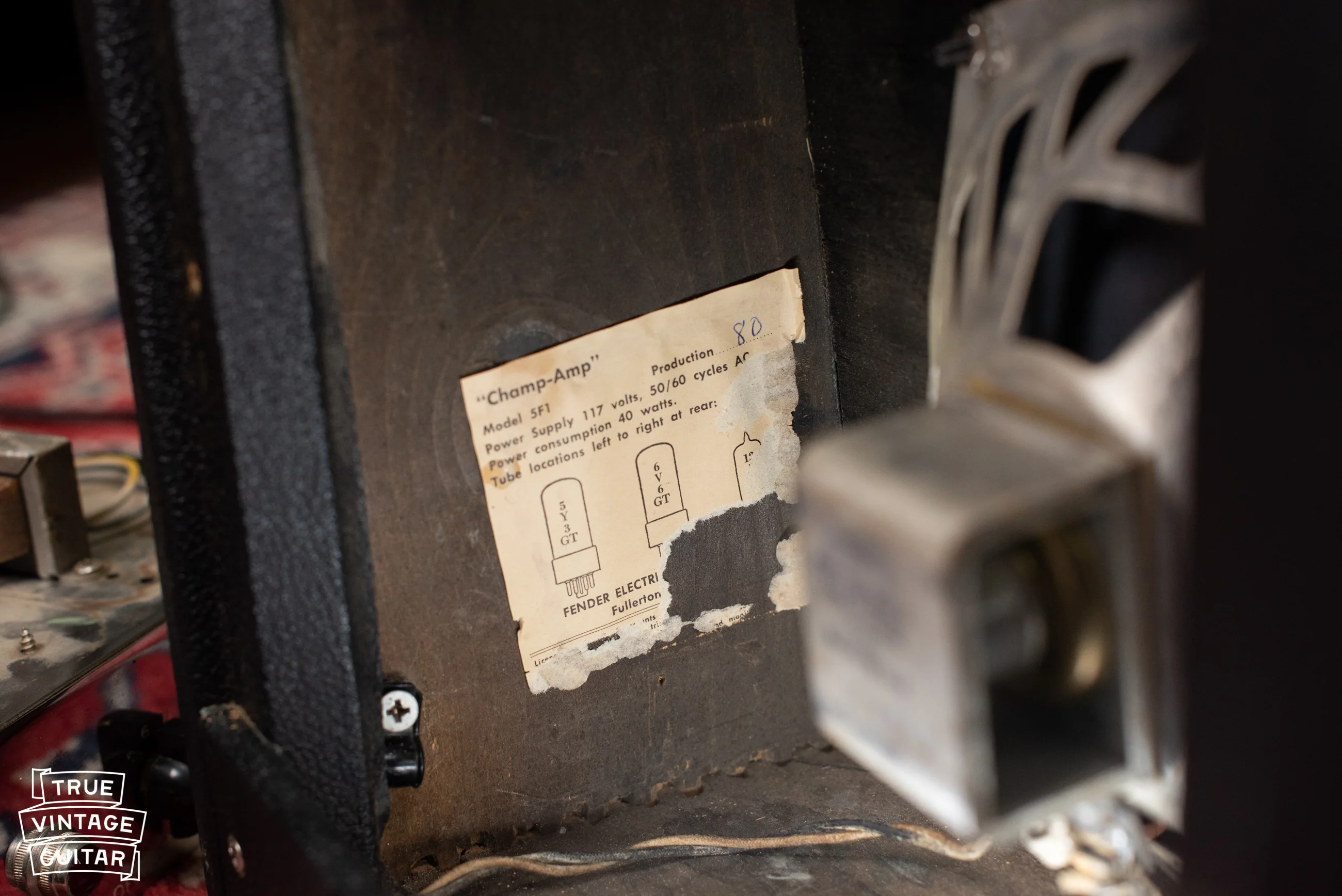 1959 Fender Champ Amp 5F1 Circuit - Image 14