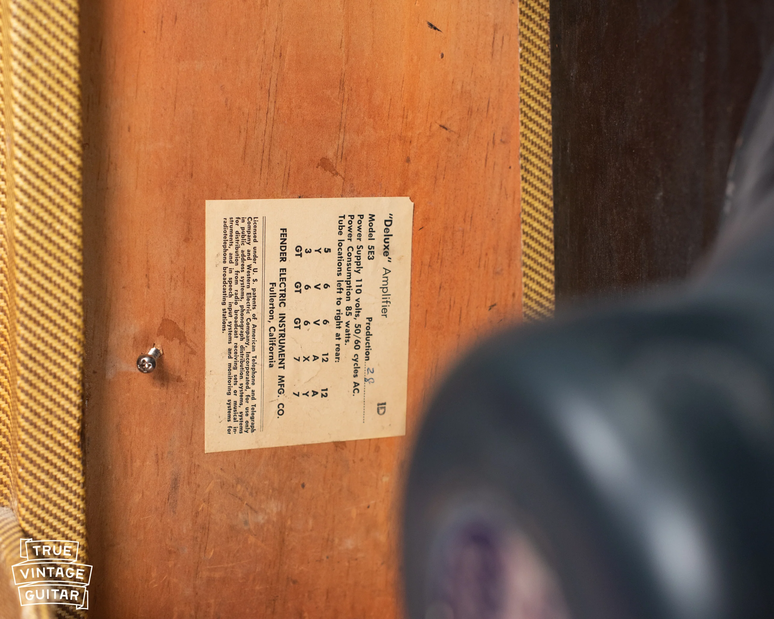 1959 Fender Deluxe Amp - Image 7