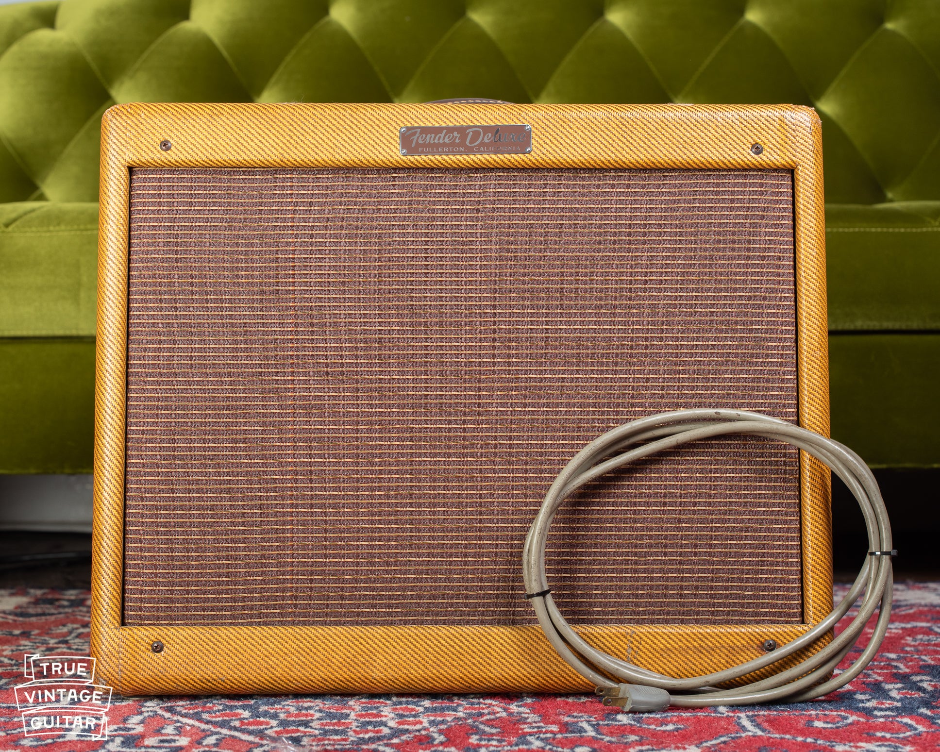 1959 Fender Deluxe Amp Tweed - Image 2