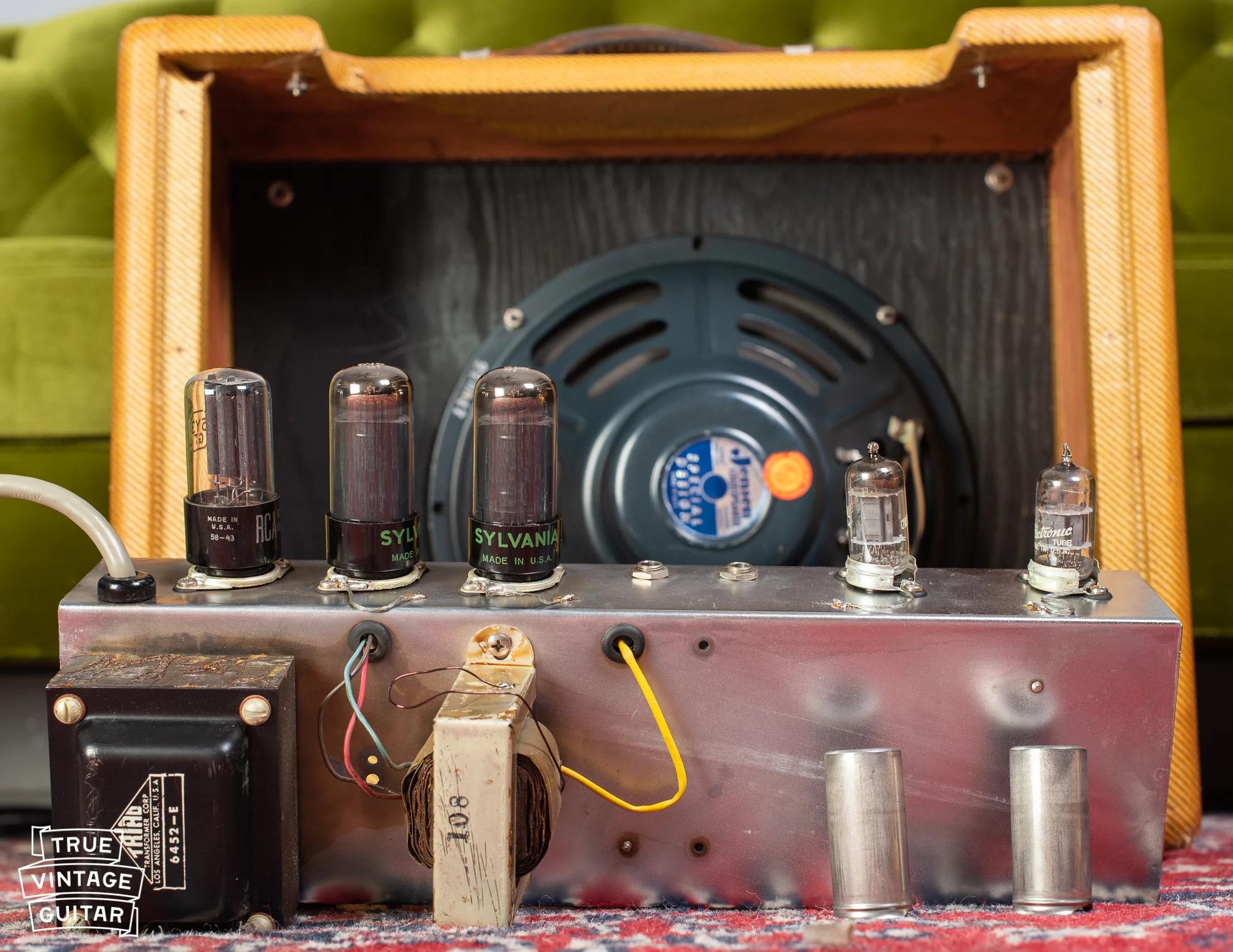 1959 Fender Deluxe Amp Tweed - Image 7
