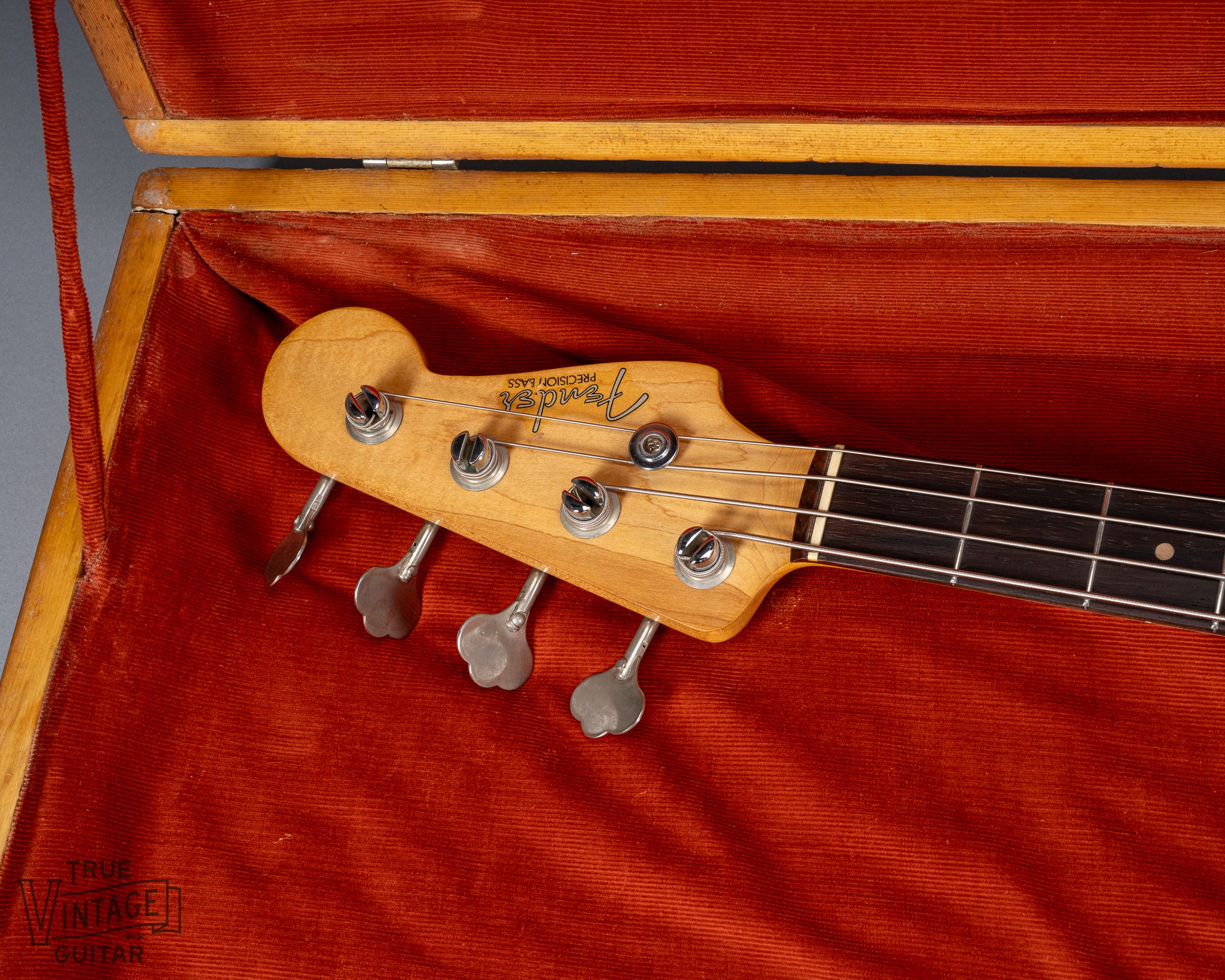 1959 Fender Precision Bass Sunburst Factory Mint Green Pickguard - Image 16