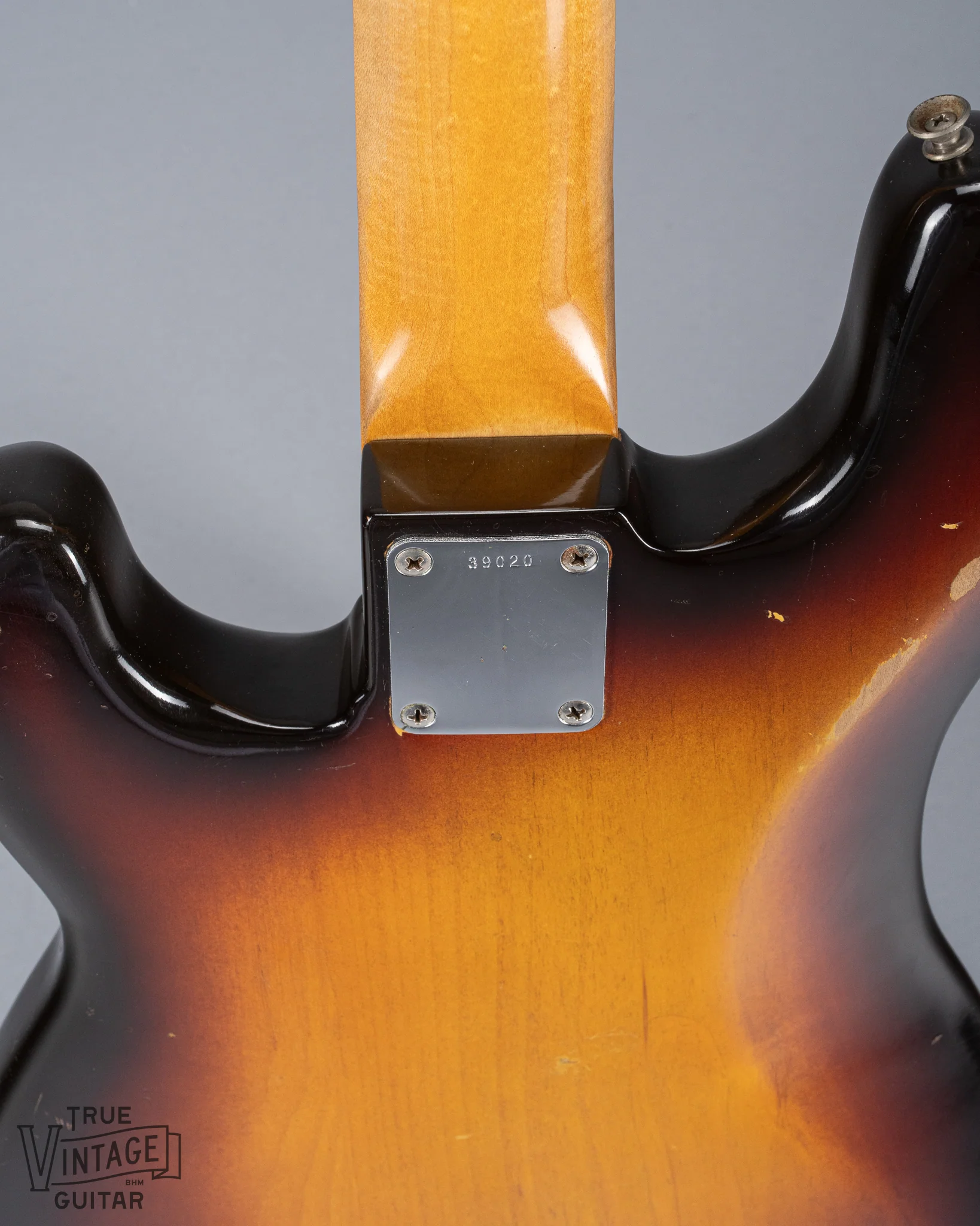 1959 Fender Precision Bass Sunburst Factory Mint Green Pickguard - Image 8