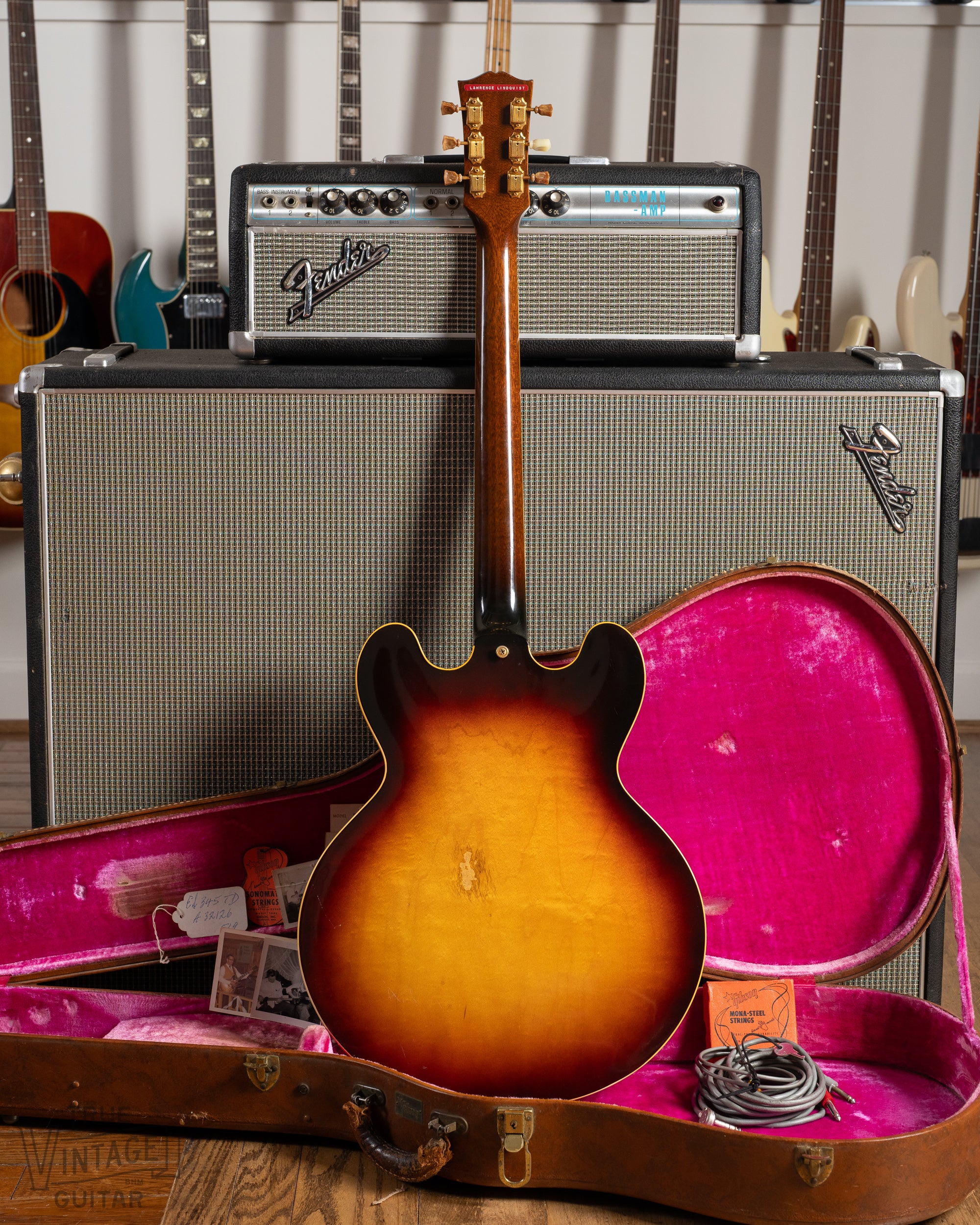 1959 Gibson ES-345 T Sunburst with tags - Image 11