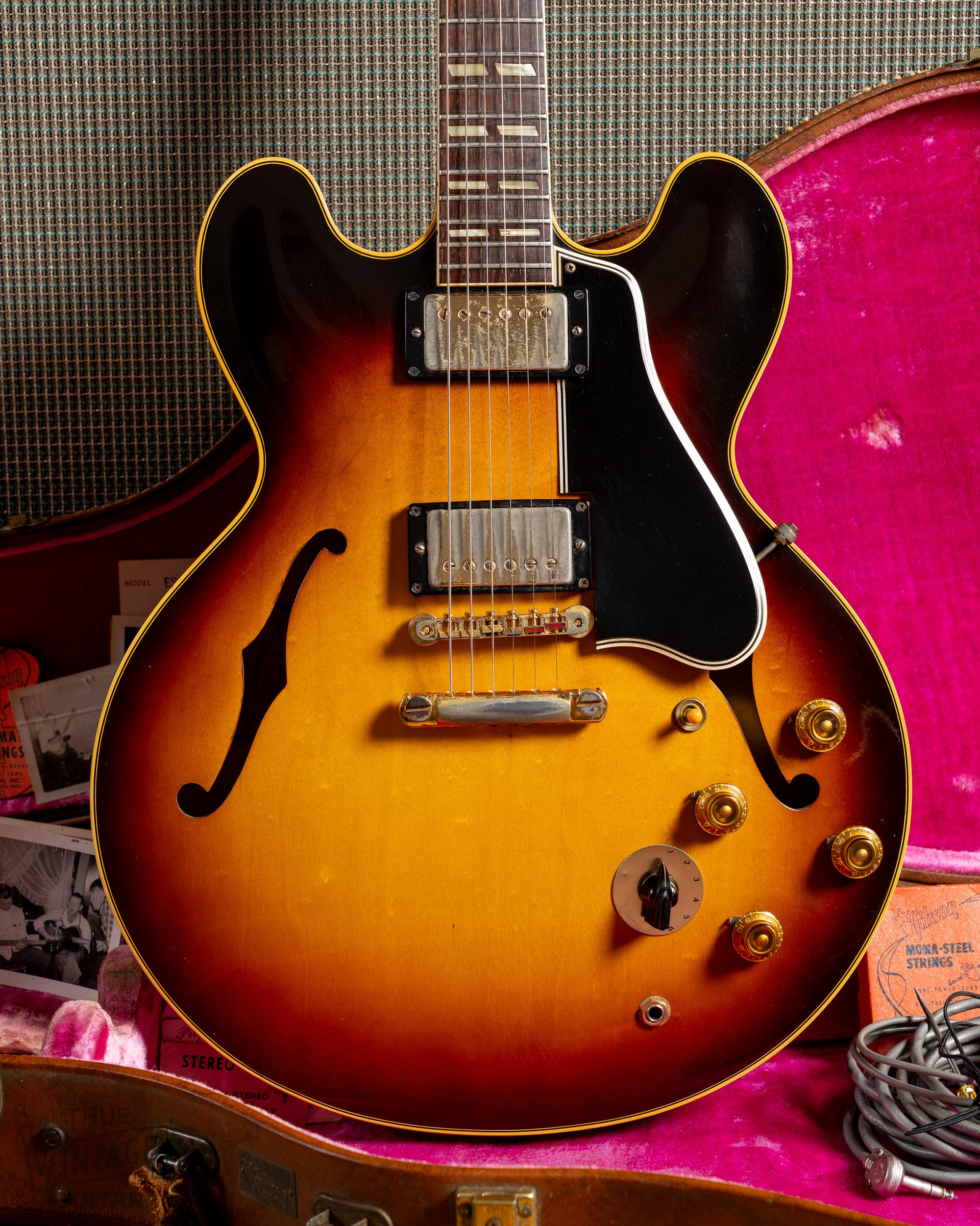 1959 Gibson ES-345 T Sunburst with tags - Image 6
