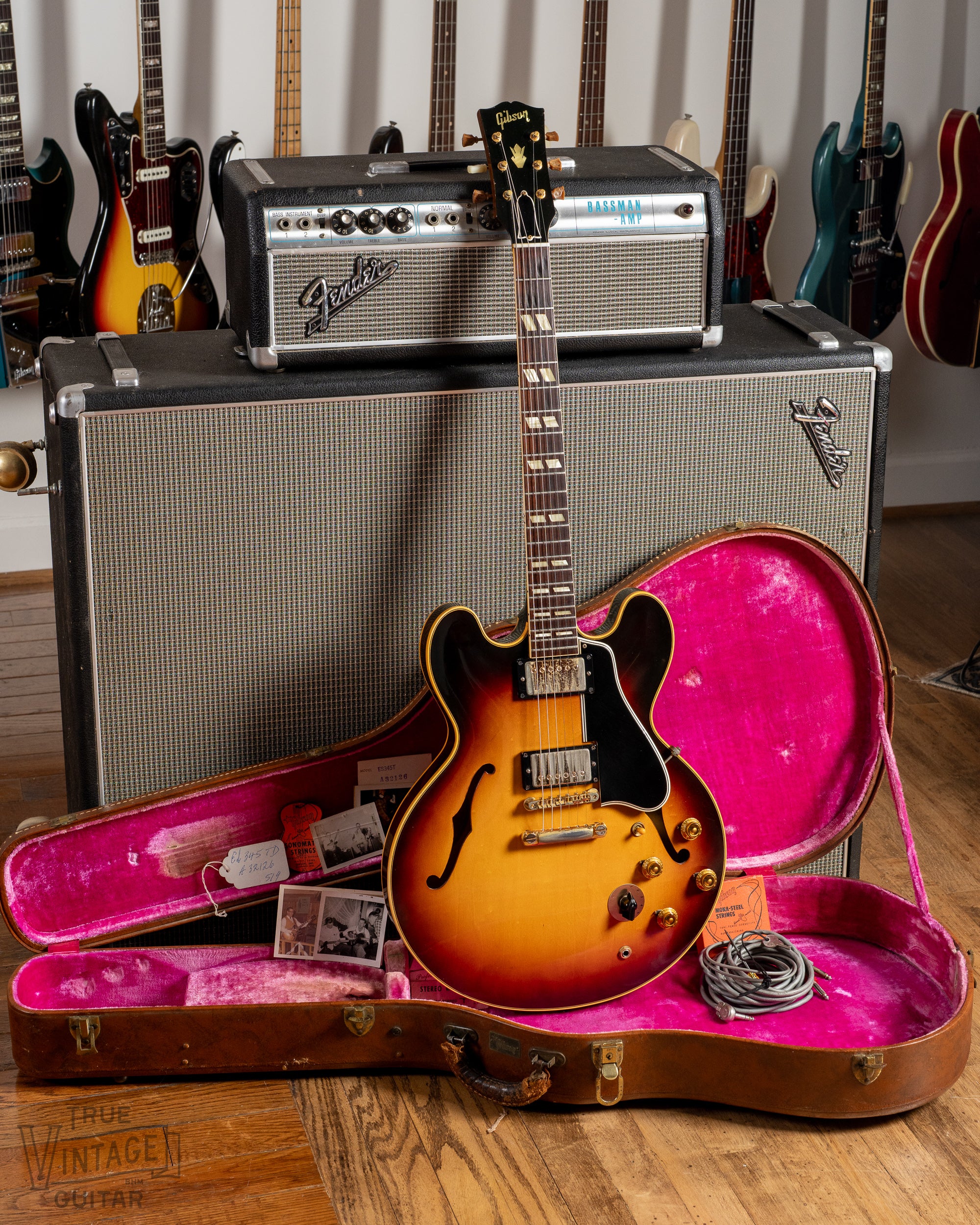 1959 Gibson ES-345 T Sunburst with tags - Image 9