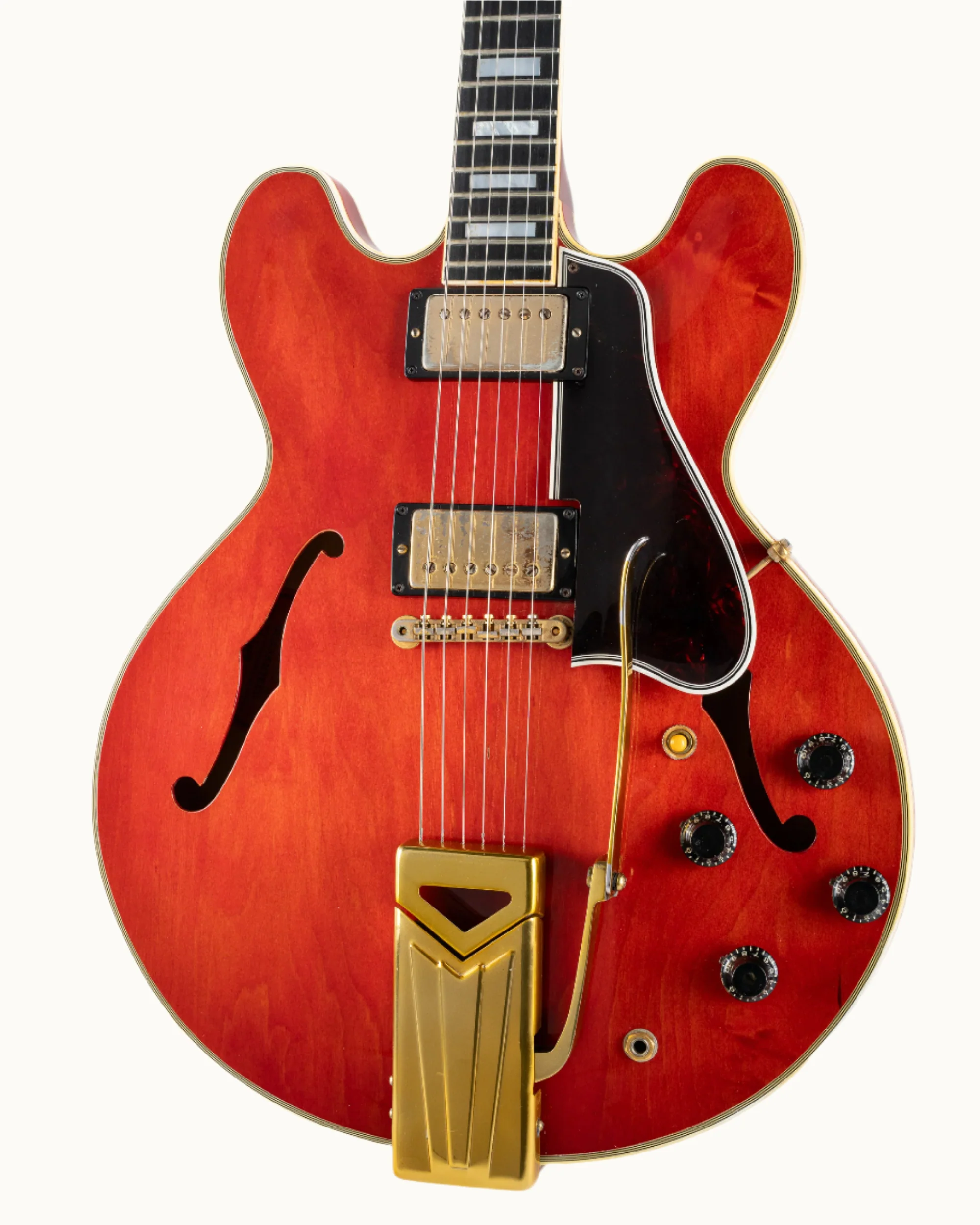 1959 Gibson ES-355 T Mono Watermelon Red Thin Top