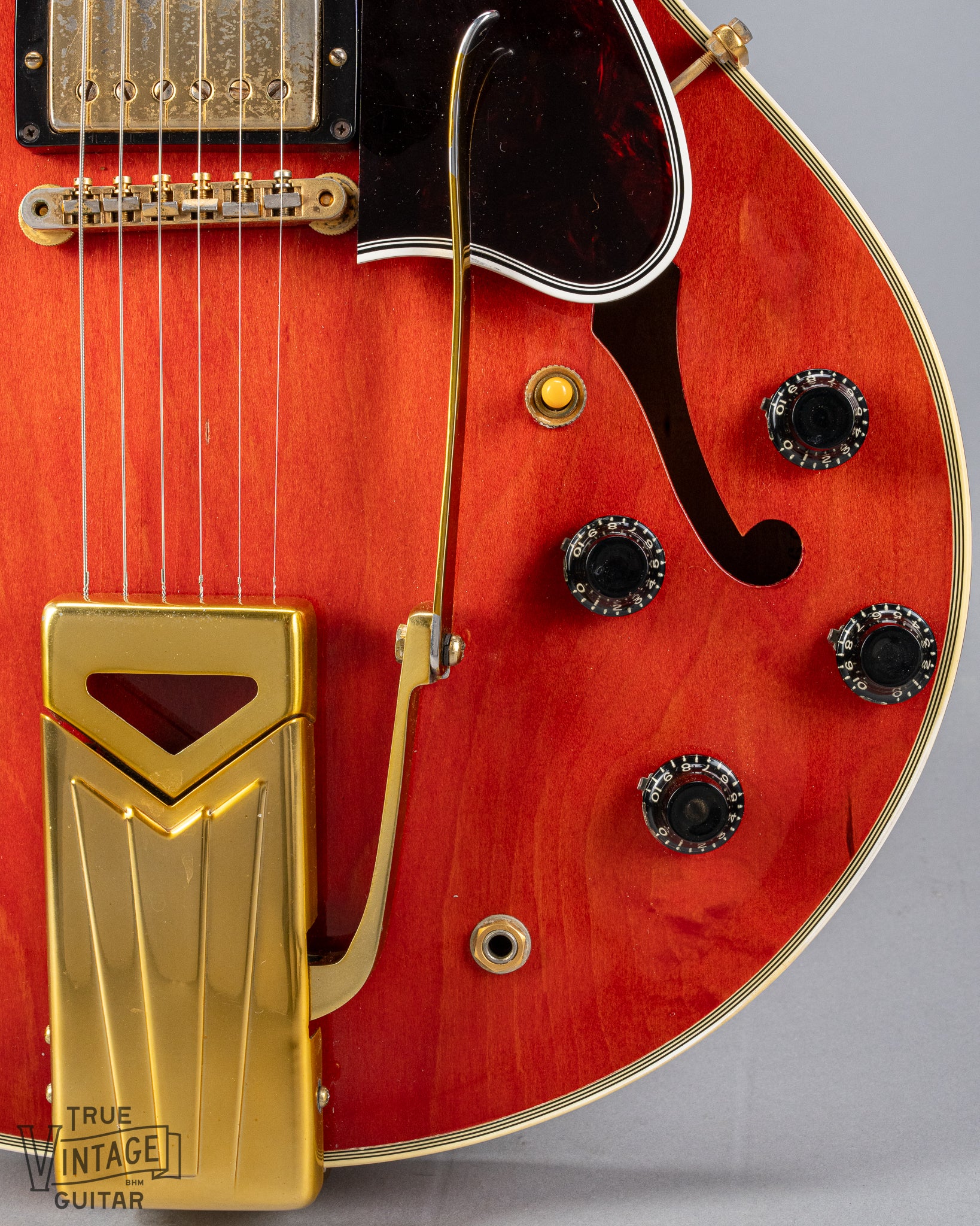 1959 Gibson ES-355 T Mono Watermelon Red Thin Top - Image 8