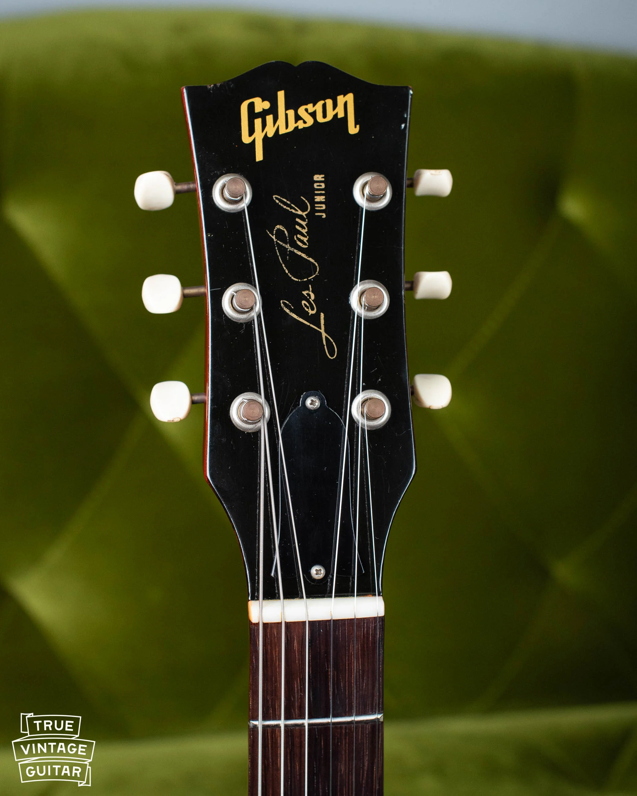 1959 Gibson Les Paul Junior Cherry Red with Stinger - Image 12