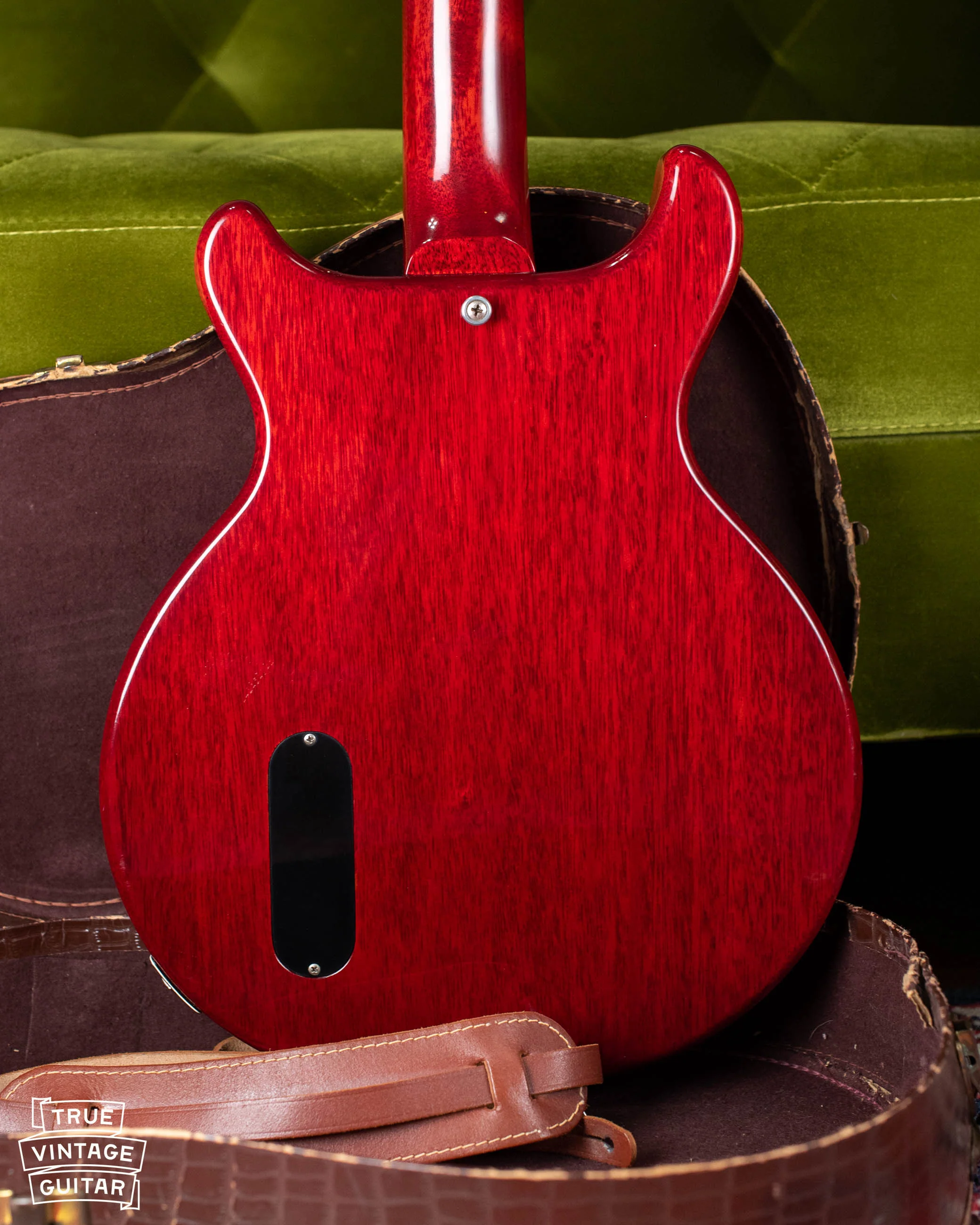 1959 Gibson Les Paul Junior Cherry Red with Stinger - Image 17