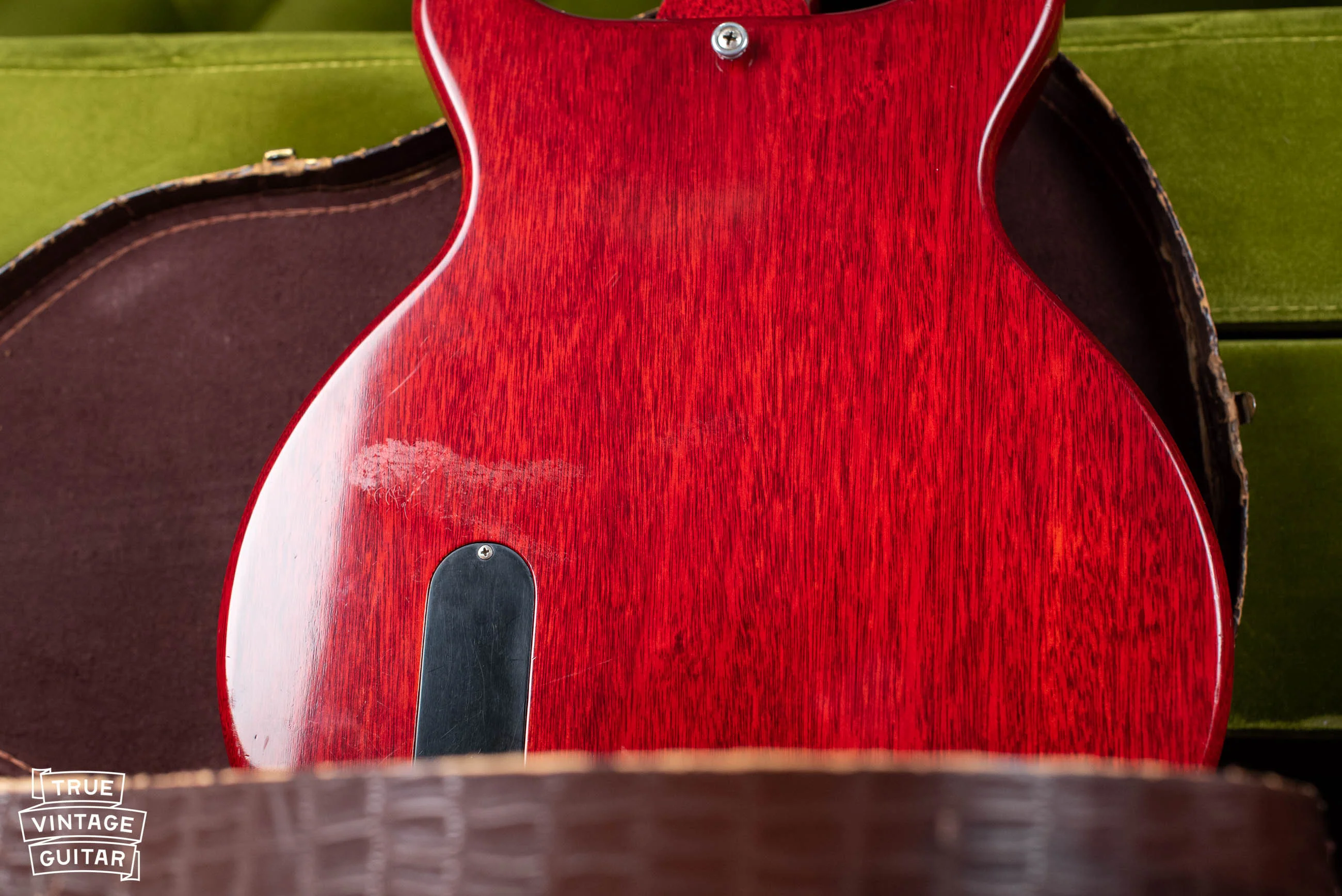 1959 Gibson Les Paul Junior Cherry Red with Stinger - Image 18