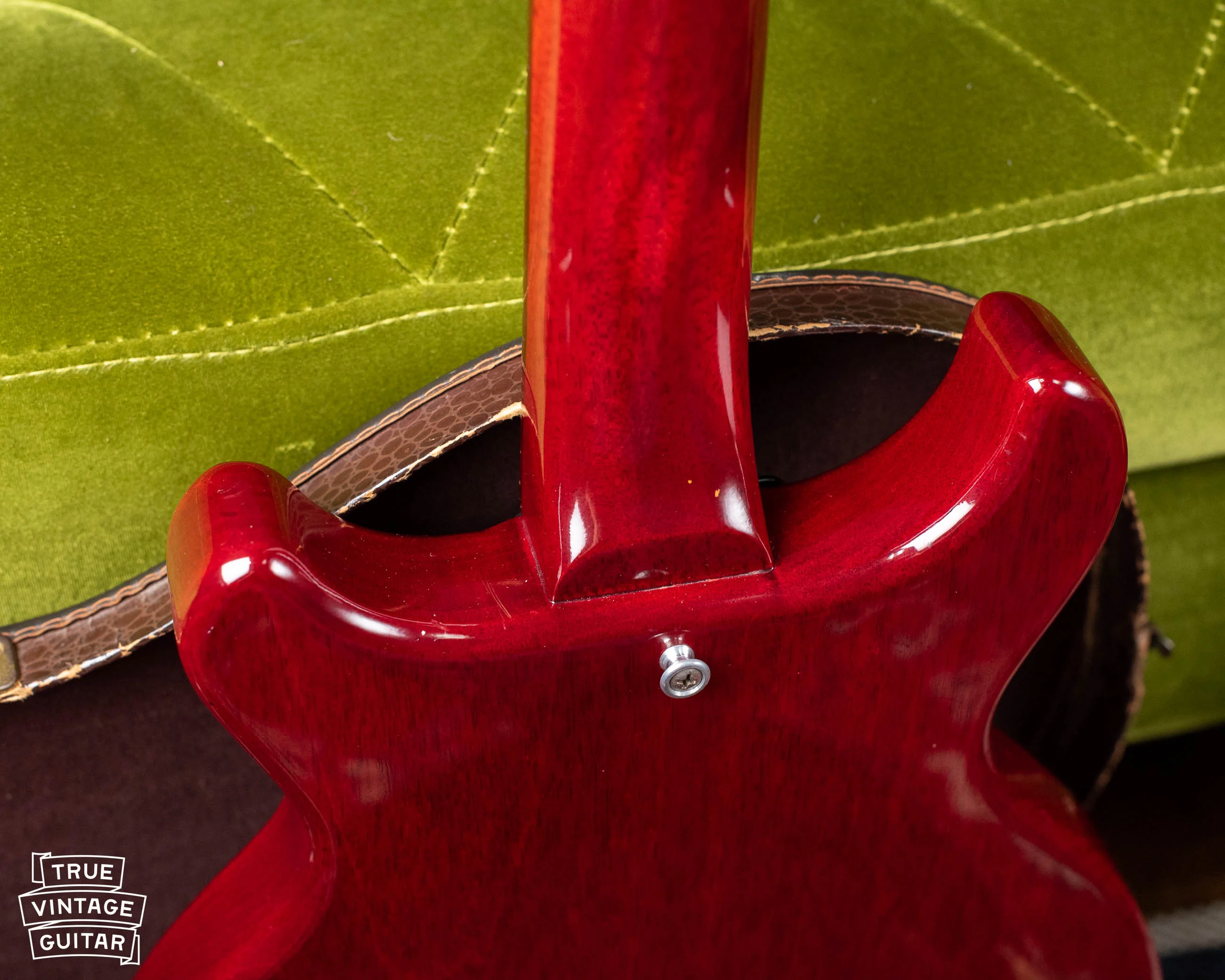 1959 Gibson Les Paul Junior Cherry Red with Stinger - Image 19