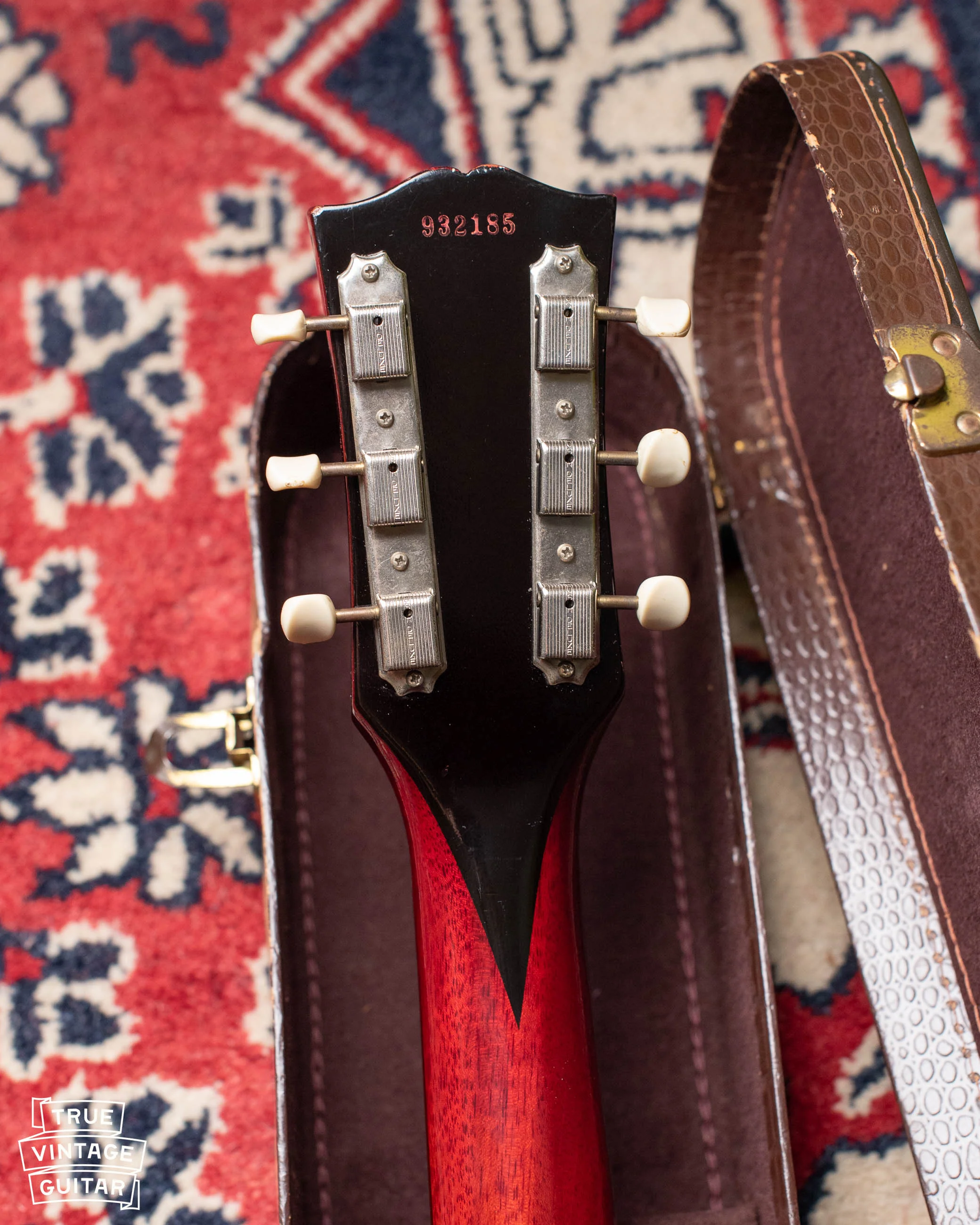 1959 Gibson Les Paul Junior Cherry Red with Stinger - Image 20