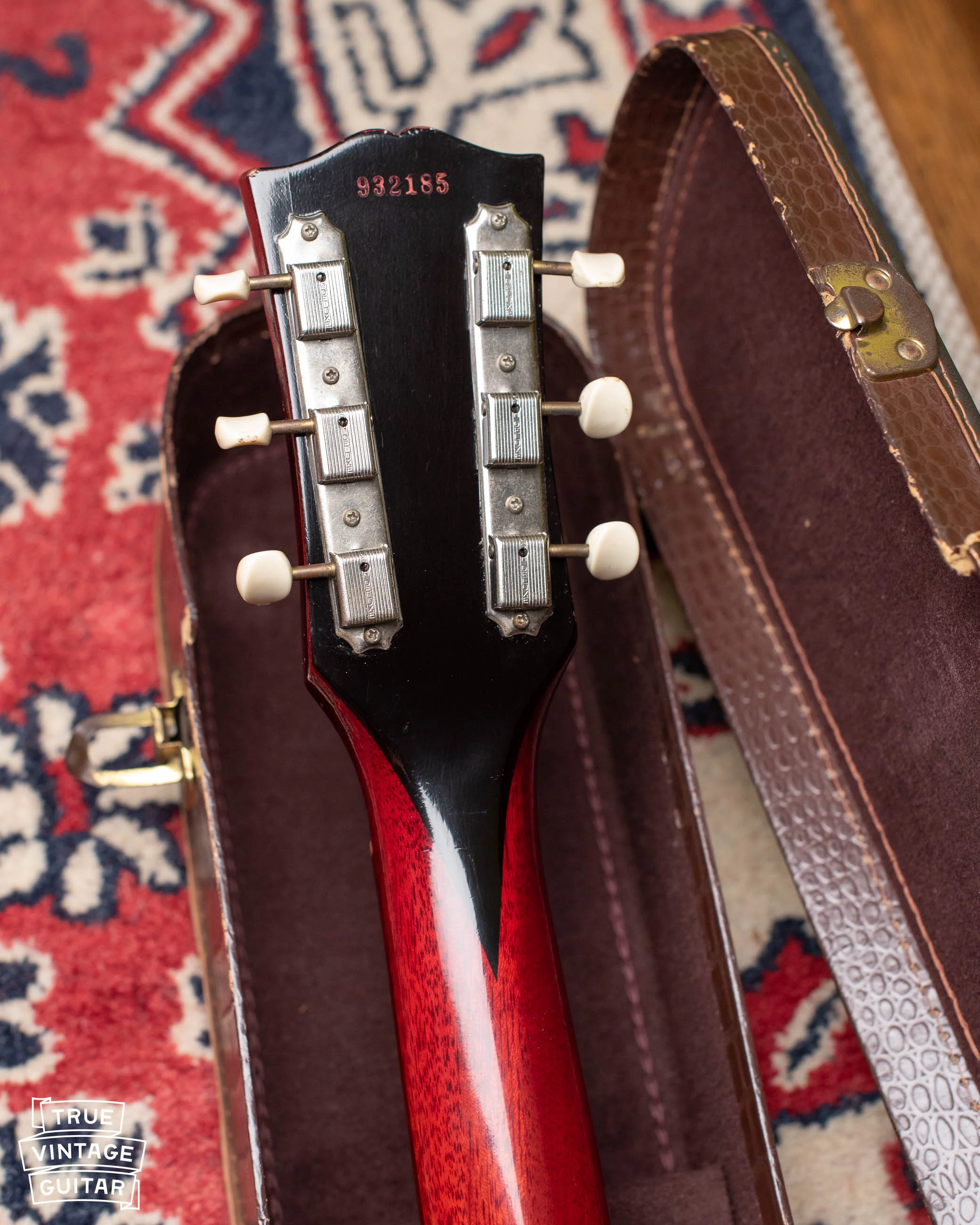 1959 Gibson Les Paul Junior Cherry Red with Stinger - Image 21