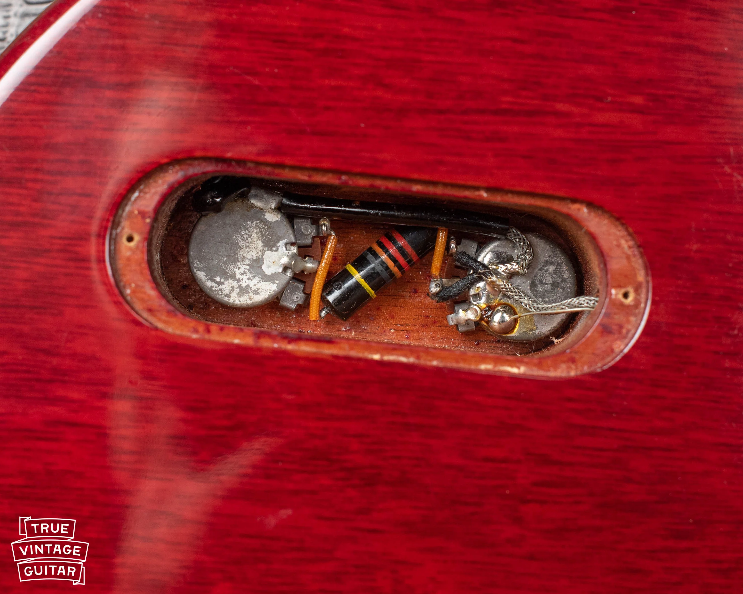 1959 Gibson Les Paul Junior Cherry Red with Stinger - Image 25