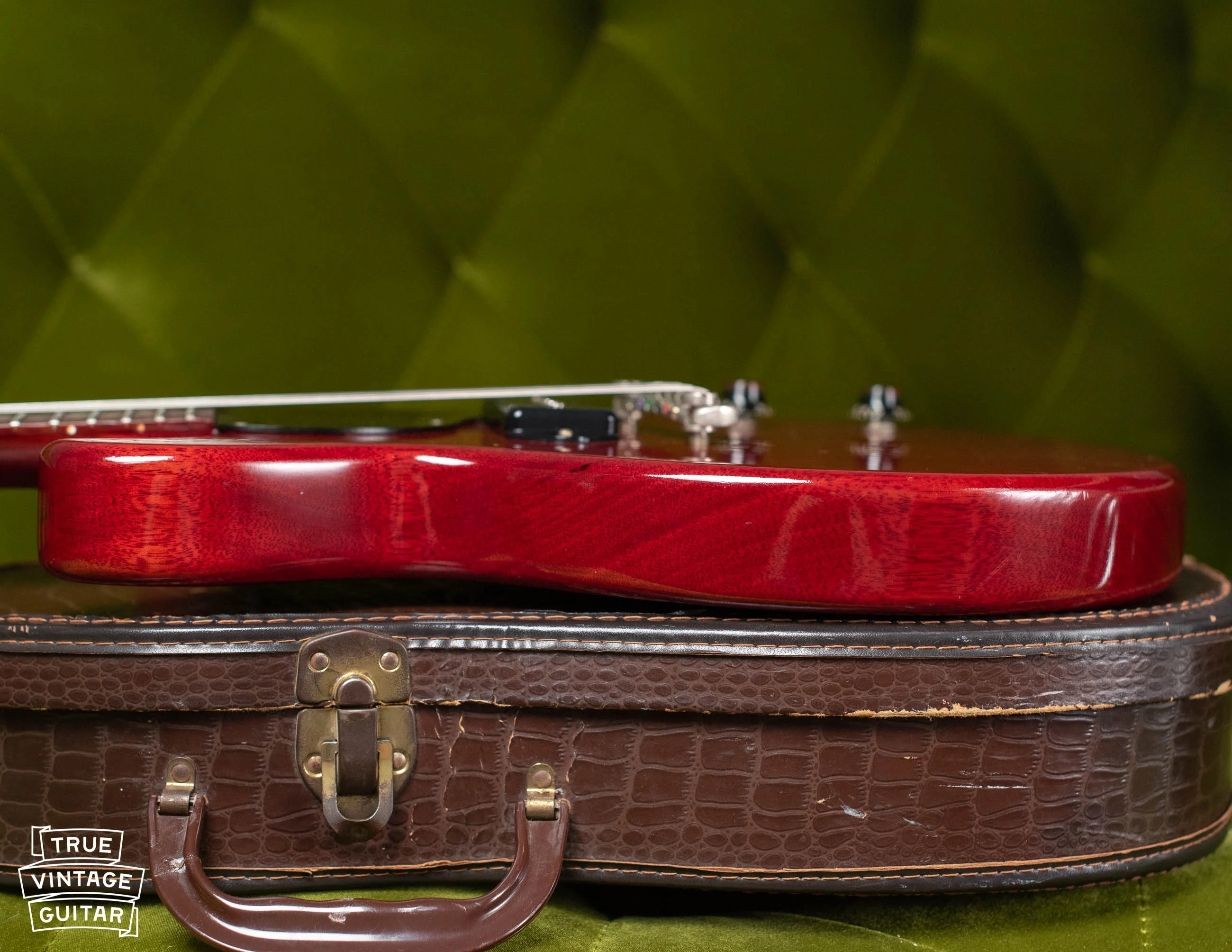 1959 Gibson Les Paul Junior Cherry Red with Stinger - Image 28