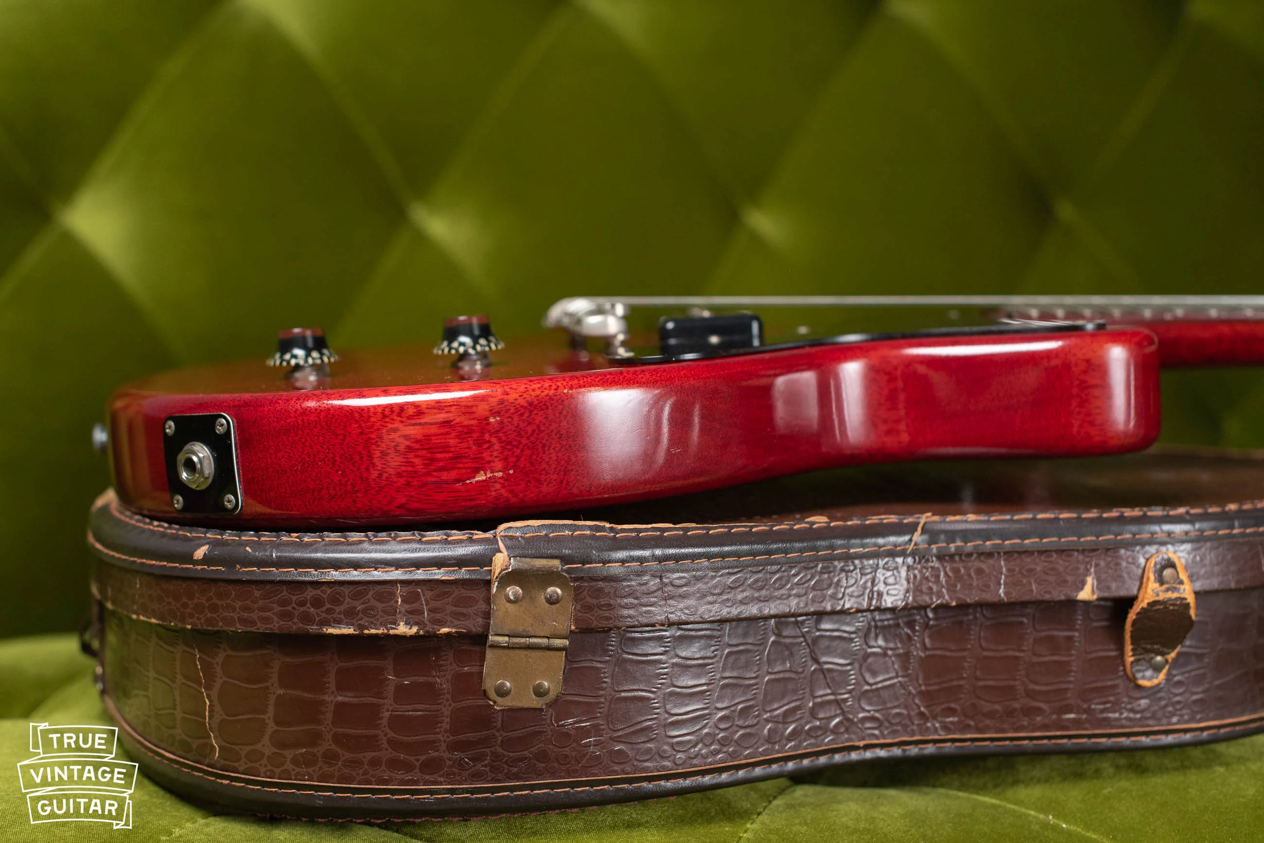1959 Gibson Les Paul Junior Cherry Red with Stinger - Image 29