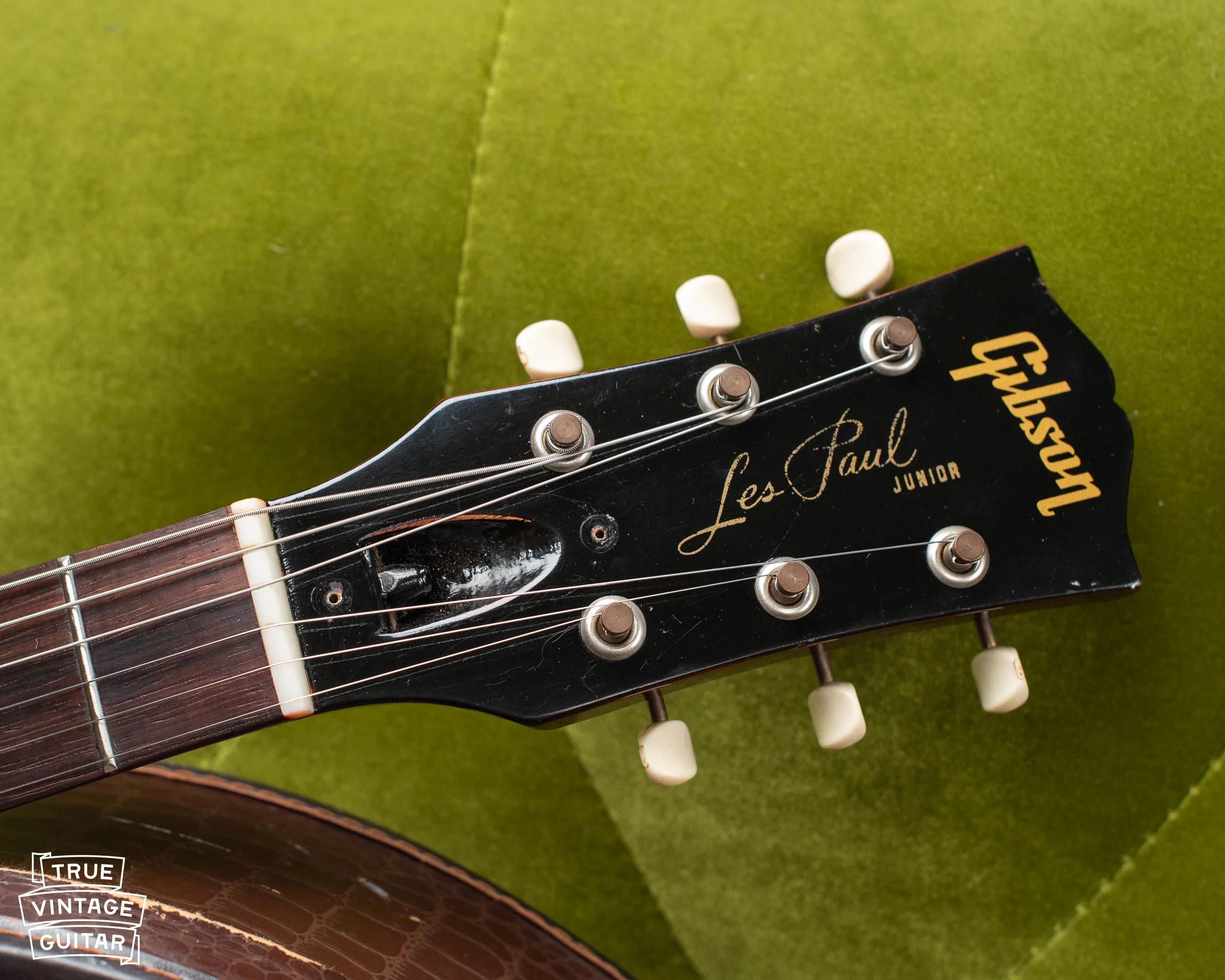 1959 Gibson Les Paul Junior Cherry Red with Stinger - Image 6