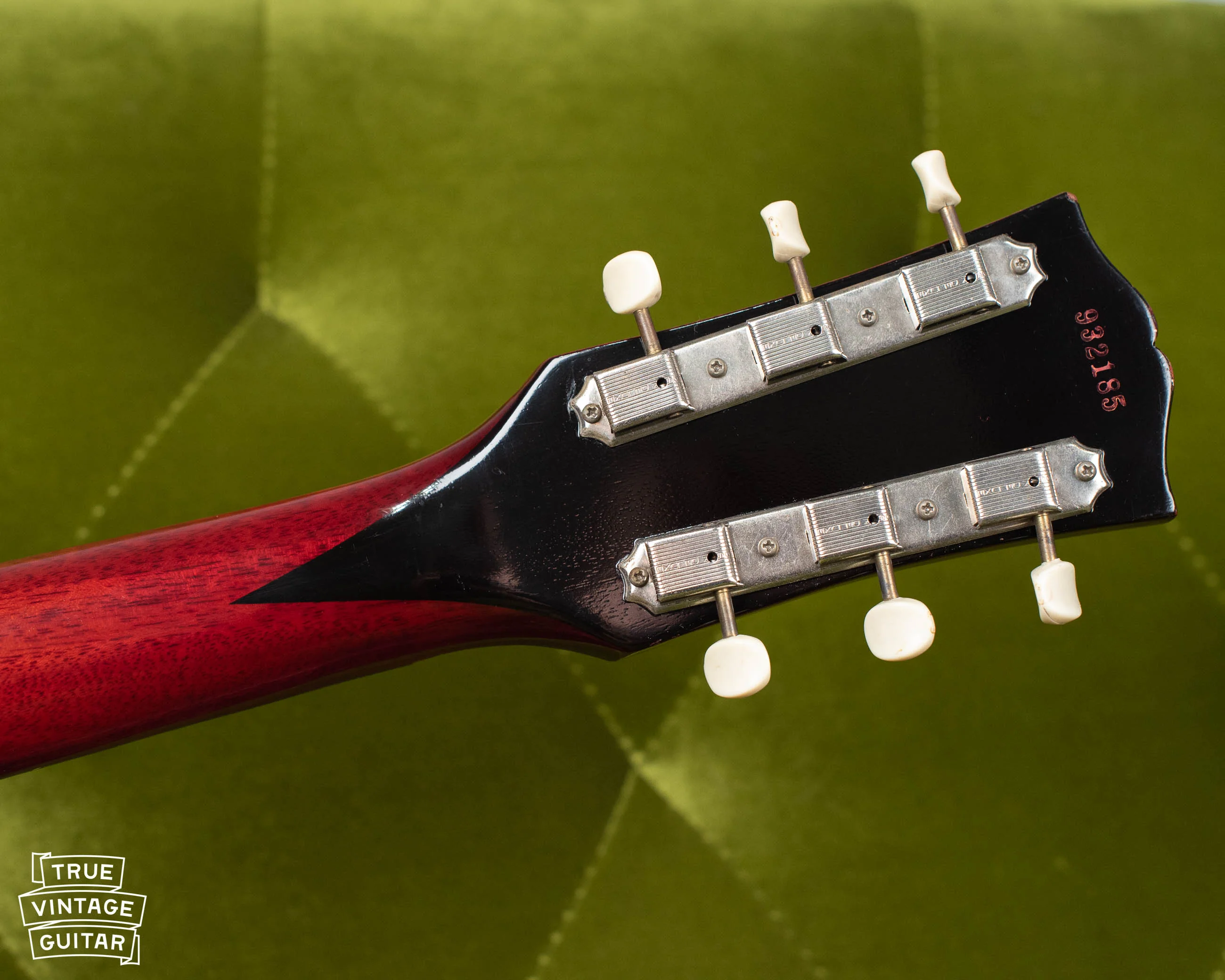 1959 Gibson Les Paul Junior Cherry Red with Stinger - Image 8