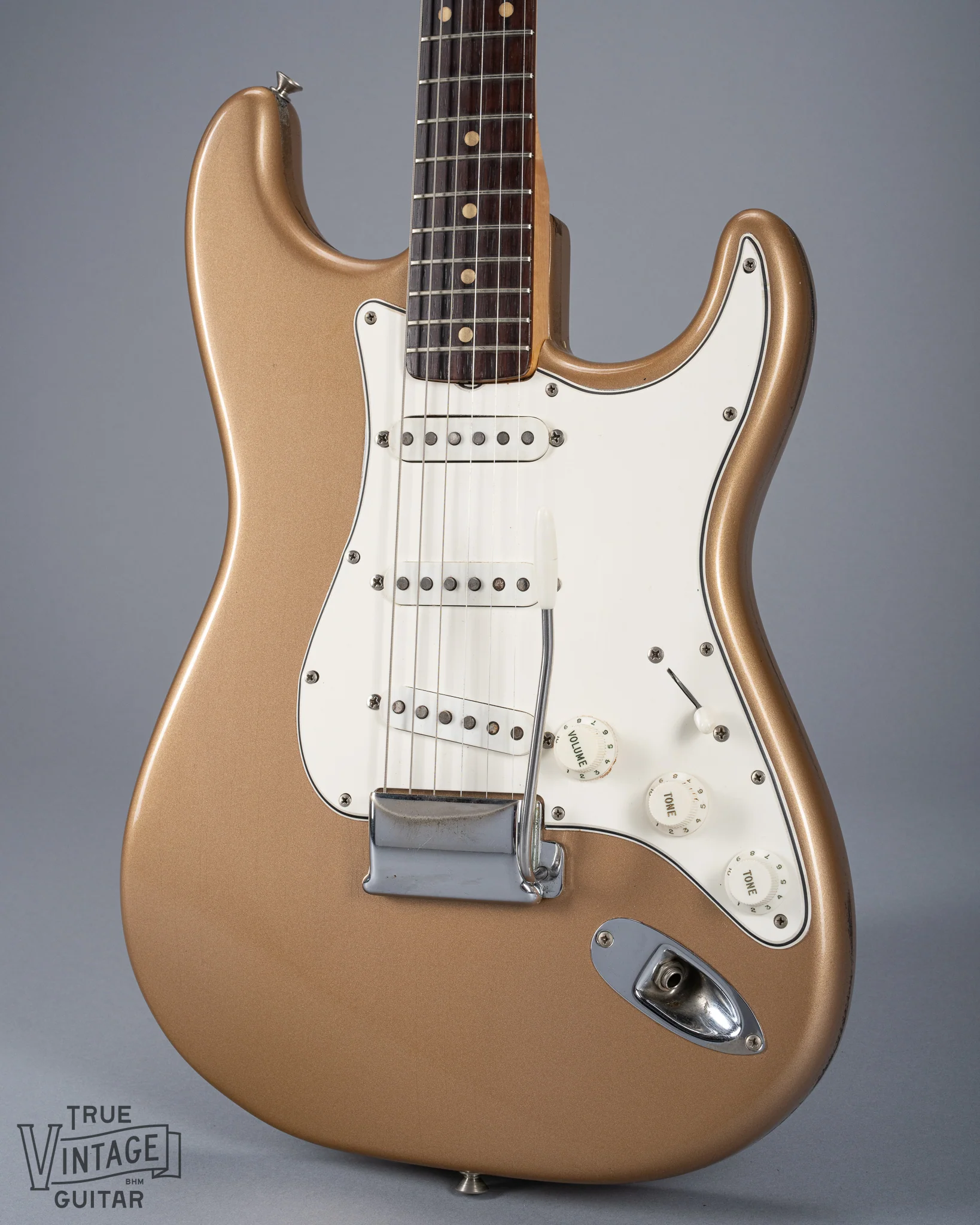 1960 Fender Stratocaster Firemist Gold Factory Refinish 1965