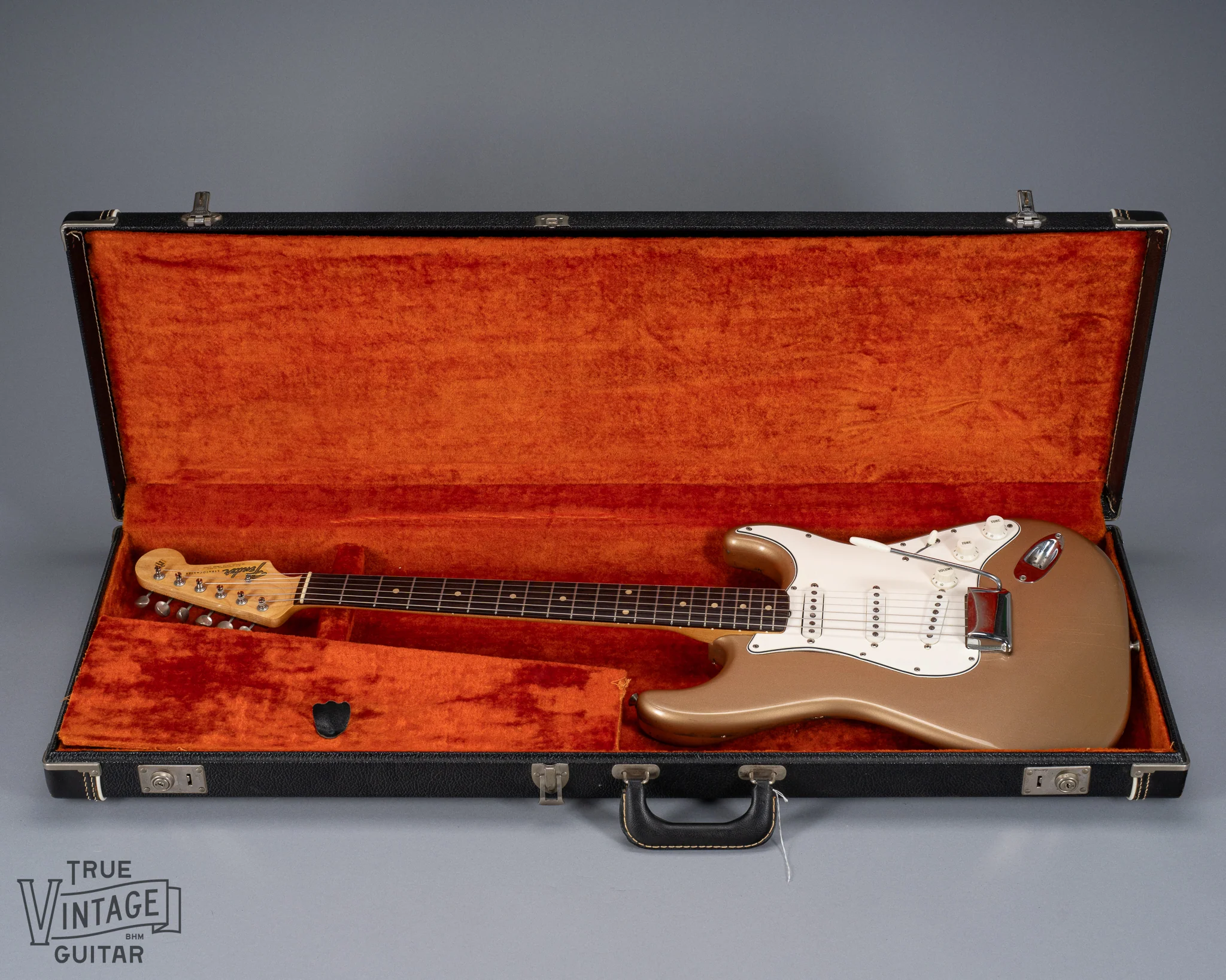 1960 Fender Stratocaster Firemist Gold Factory Refinish 1965 - Image 14