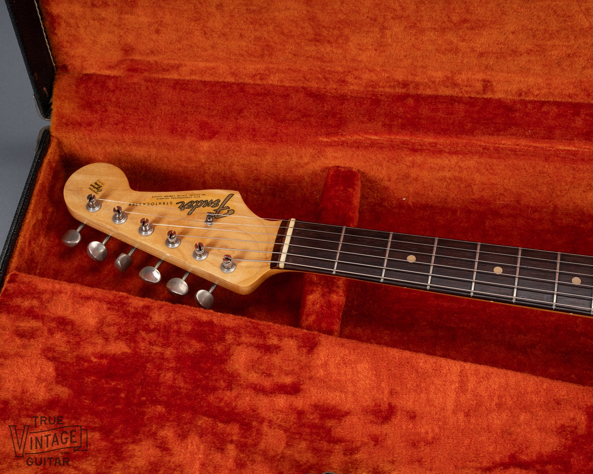 1960 Fender Stratocaster Firemist Gold Factory Refinish 1965 - Image 16