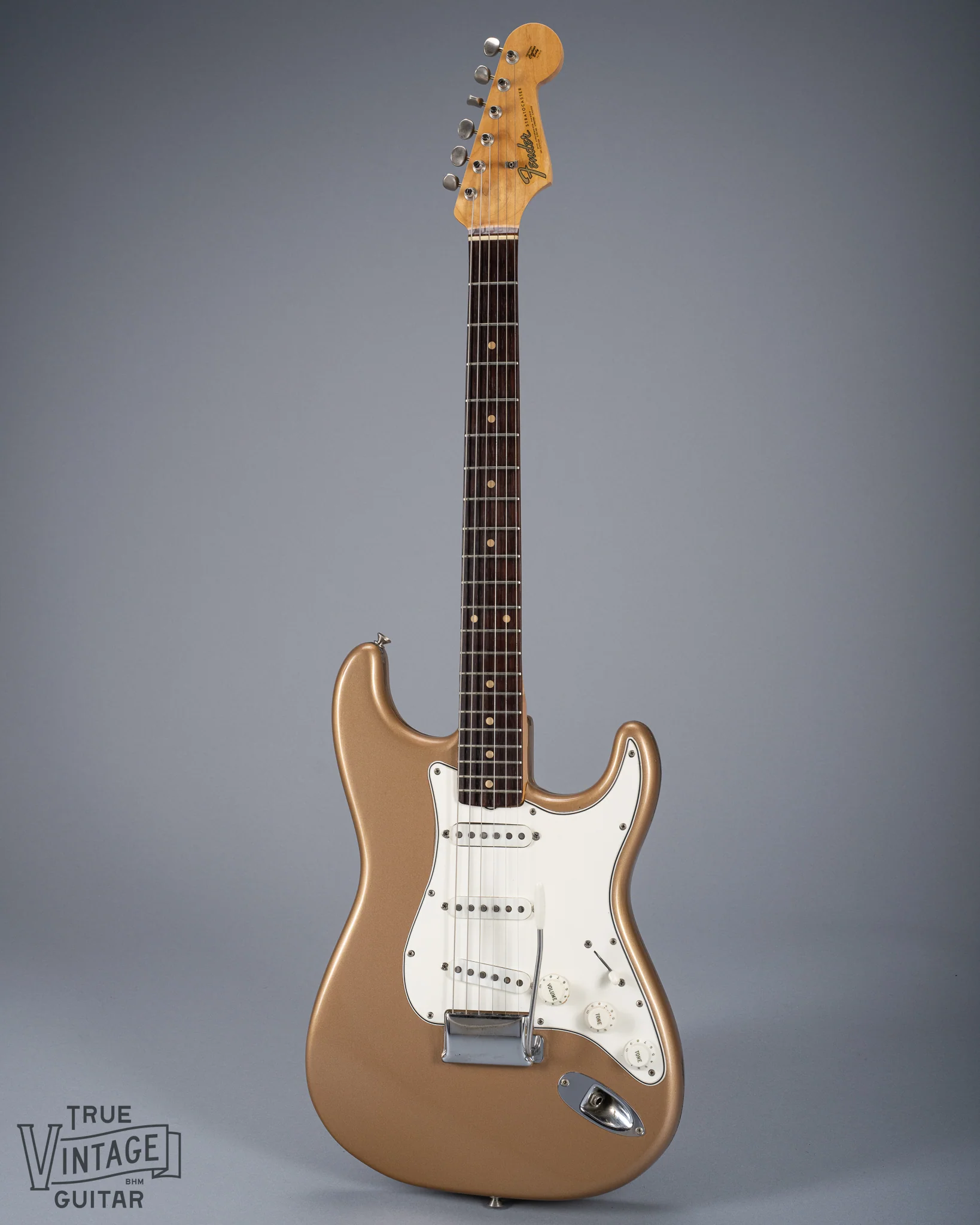 1960 Fender Stratocaster Firemist Gold Factory Refinish 1965 - Image 4