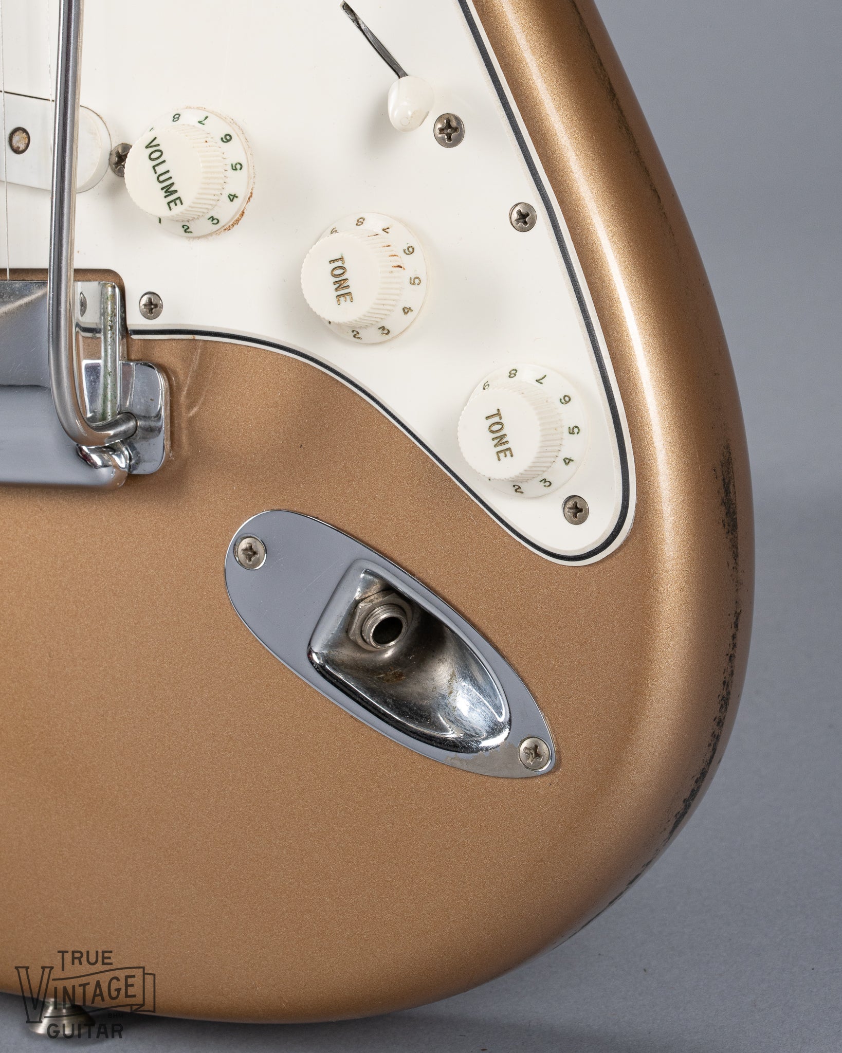 1960 Fender Stratocaster Firemist Gold Factory Refinish 1965 - Image 7