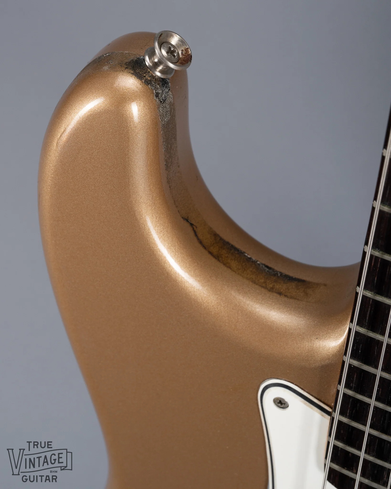 1960 Fender Stratocaster Firemist Gold Factory Refinish 1965 - Image 8