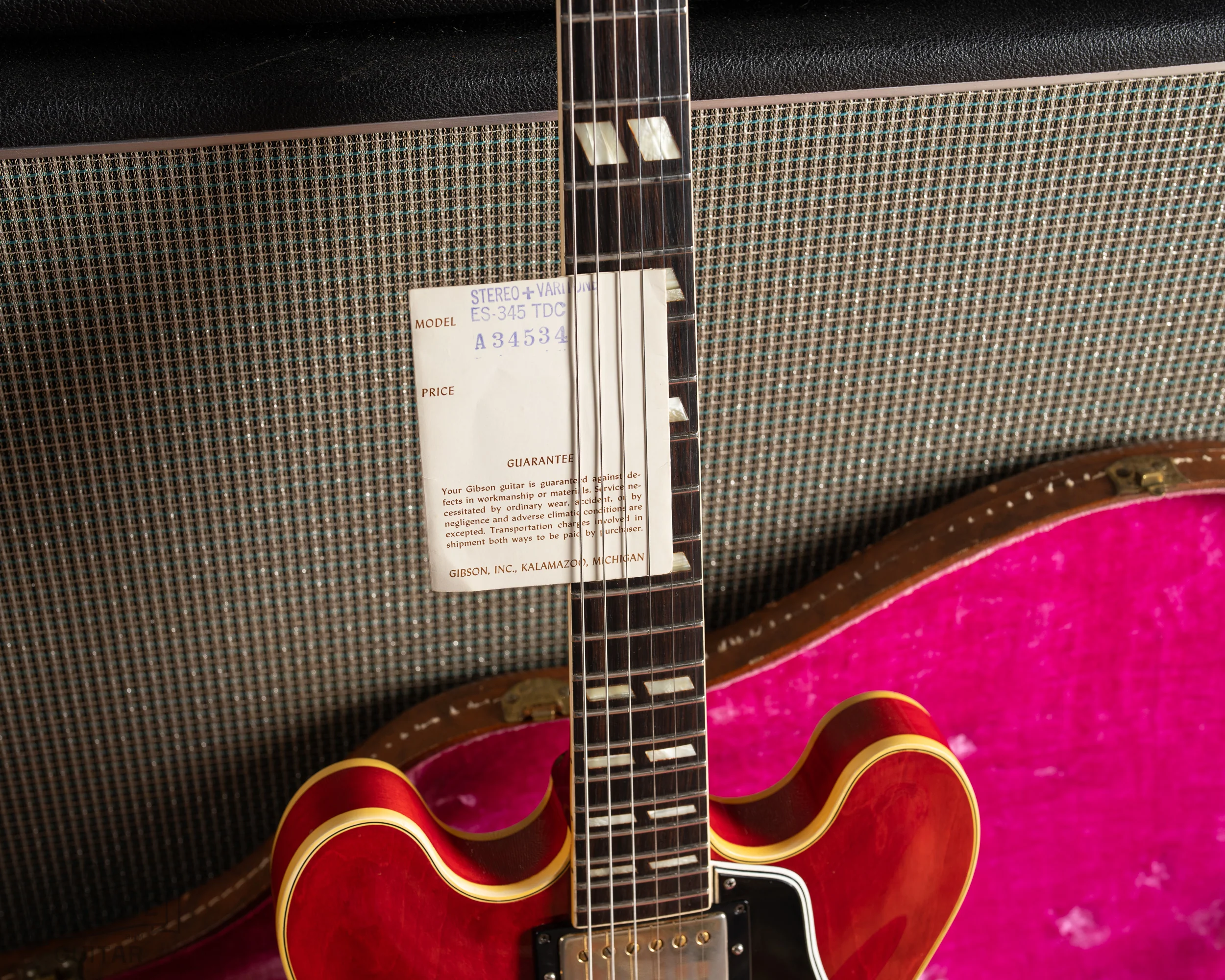 1960 Gibson ES-345 Cherry Red - Image 16