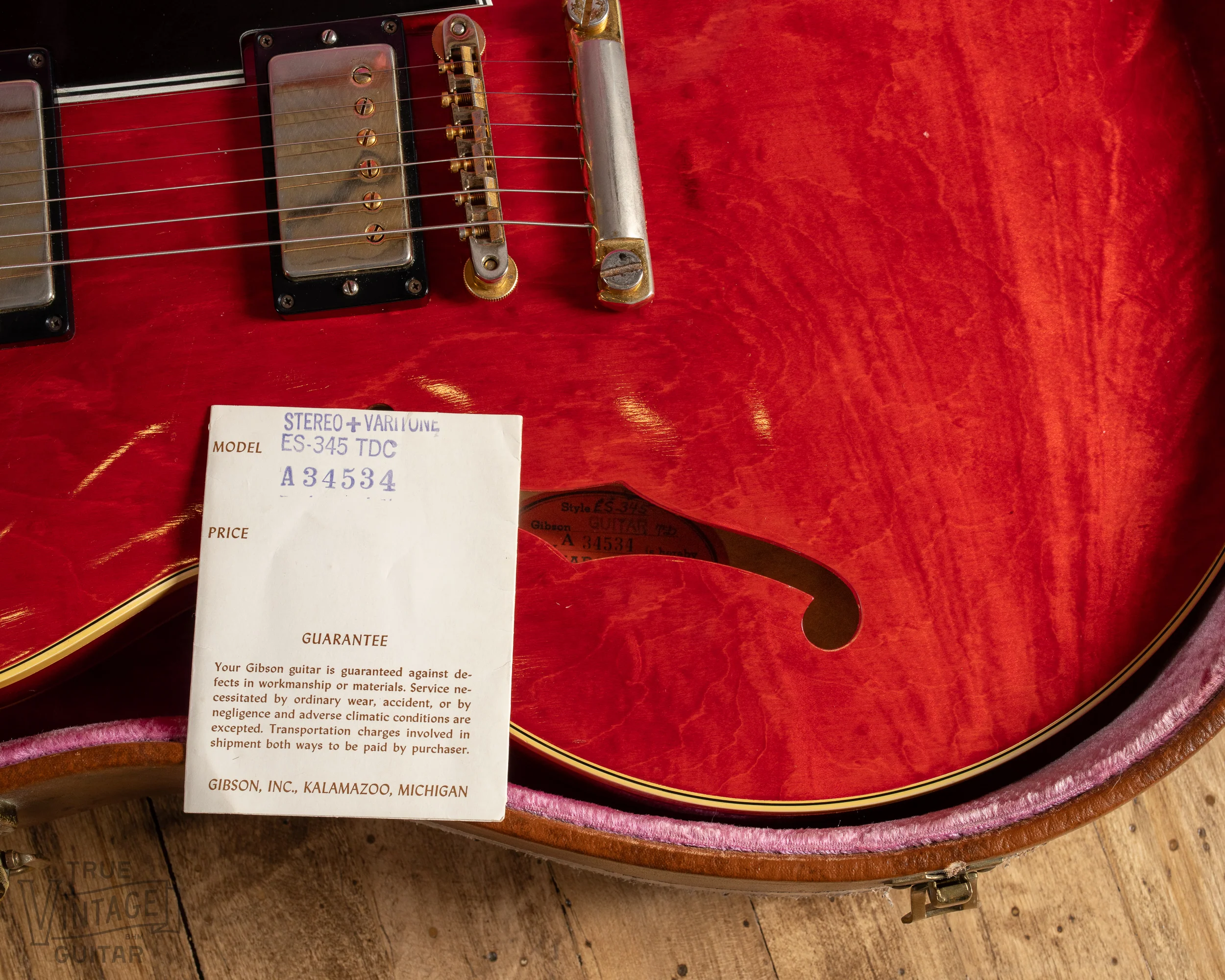 1960 Gibson ES-345 Cherry Red - Image 25