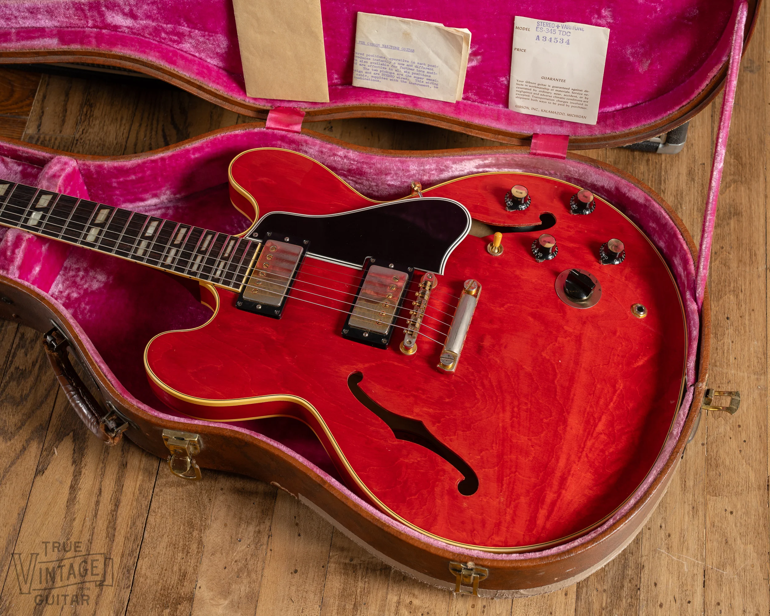 1960 Gibson ES-345 Cherry Red - Image 27