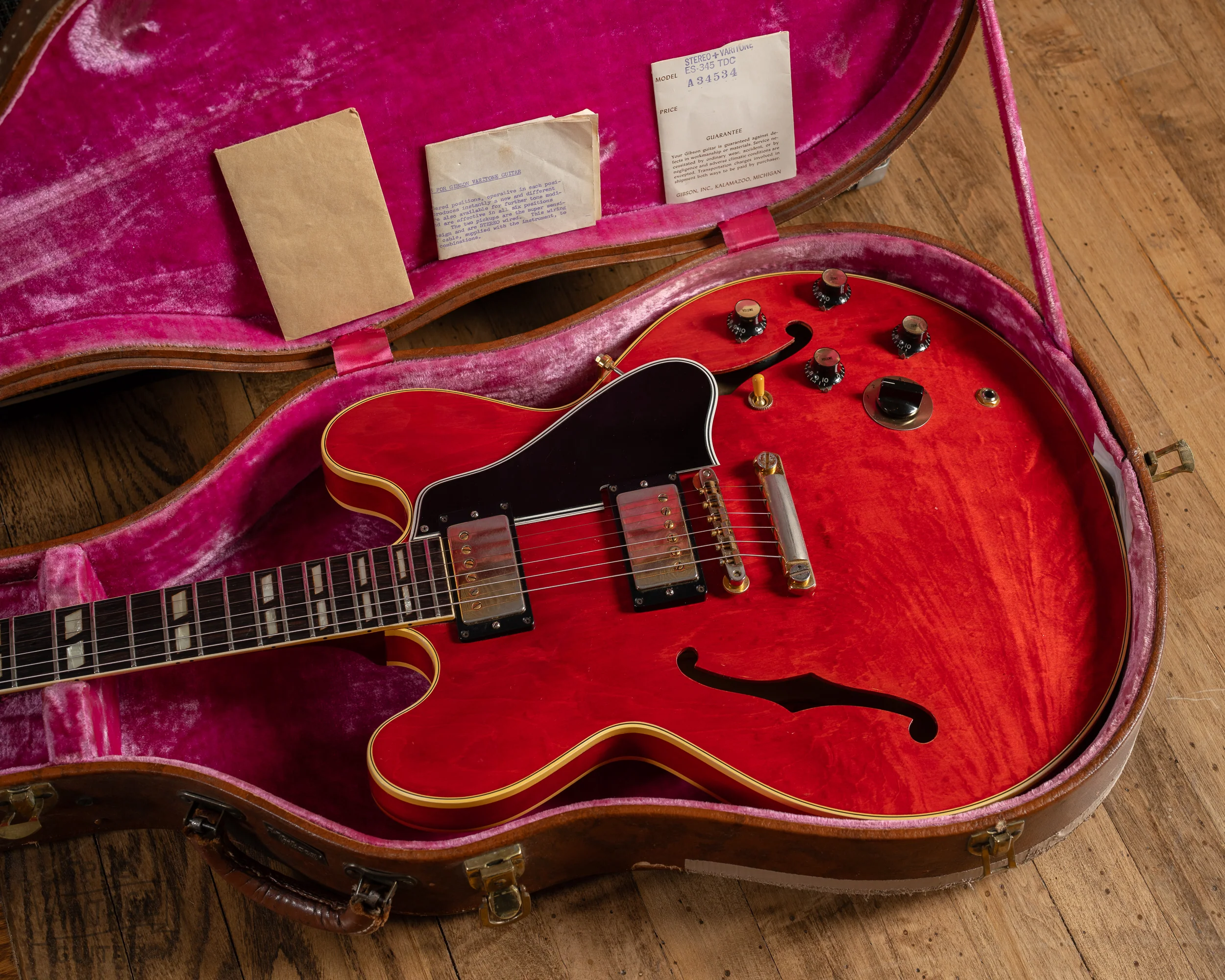 1960 Gibson ES-345 Cherry Red - Image 29