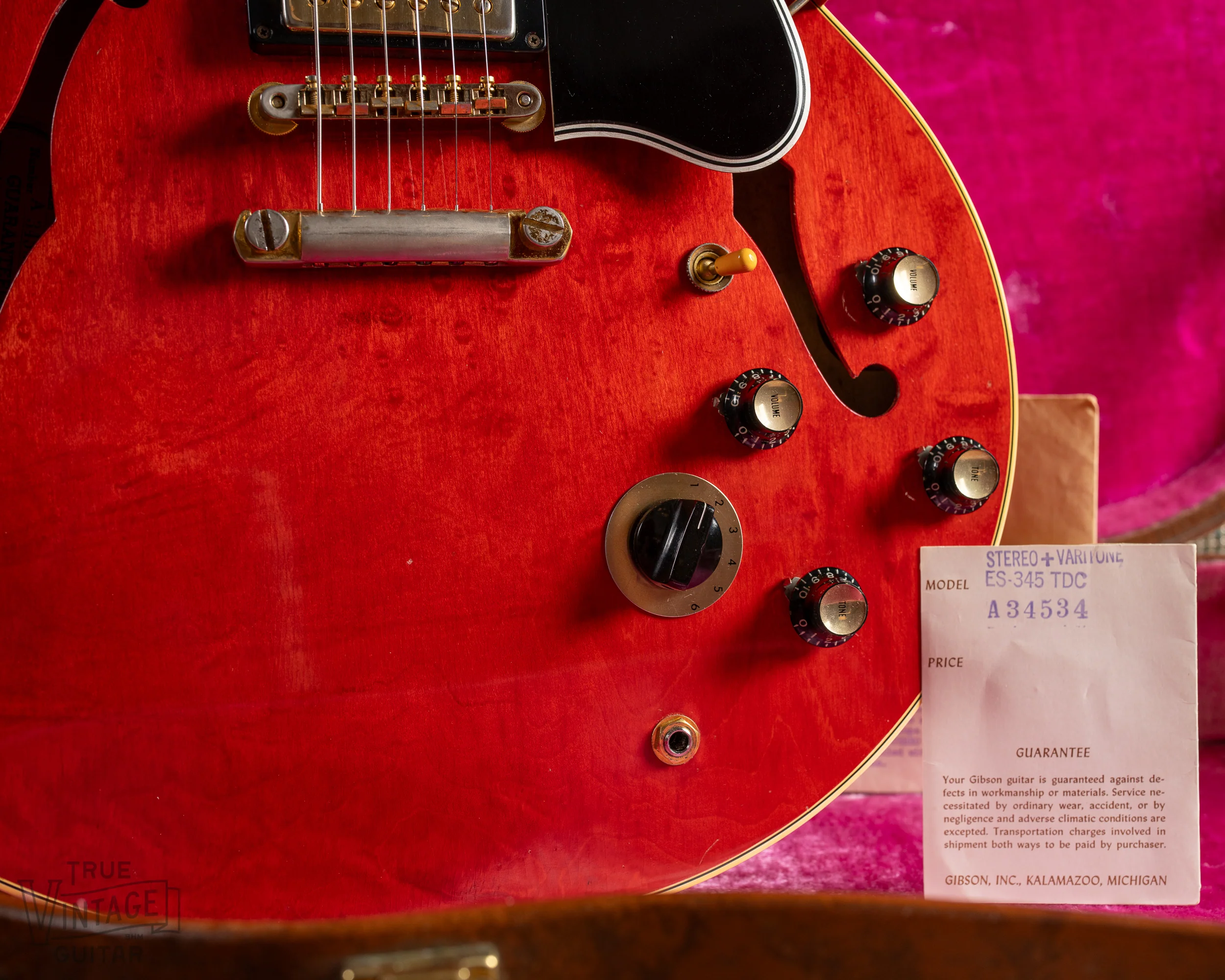 1960 Gibson ES-345 Cherry Red - Image 7